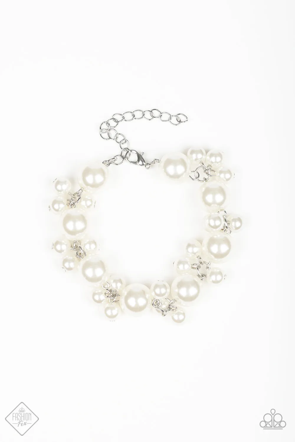 Paparazzi Broadway Ballroom Bracelet White