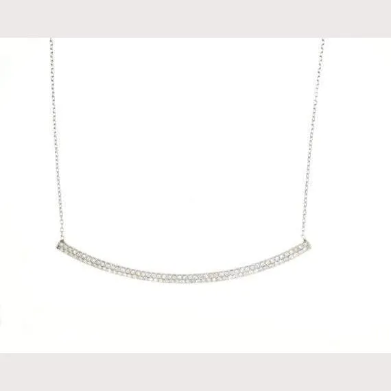 Pave Bar Necklace