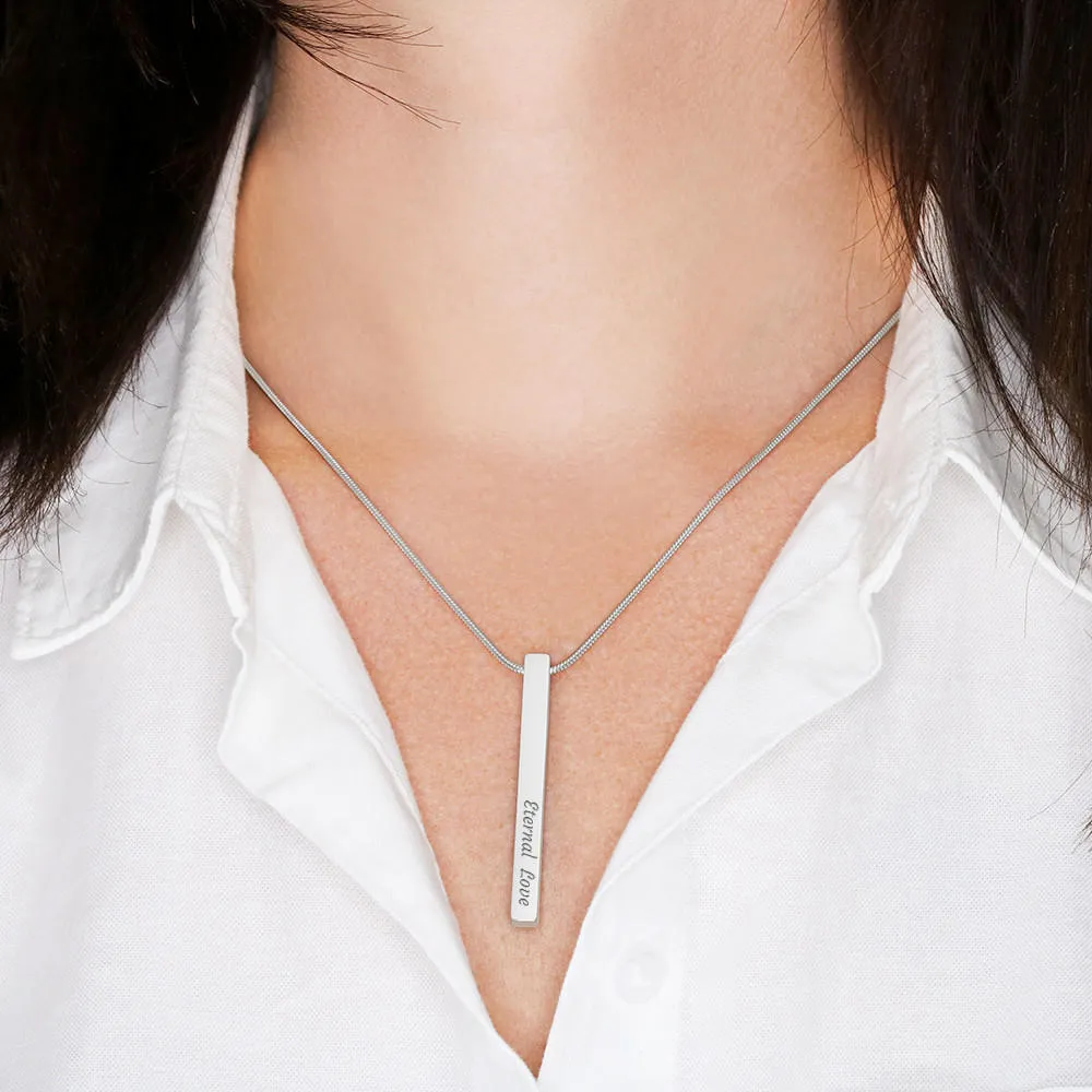 Personalized Bar Necklace