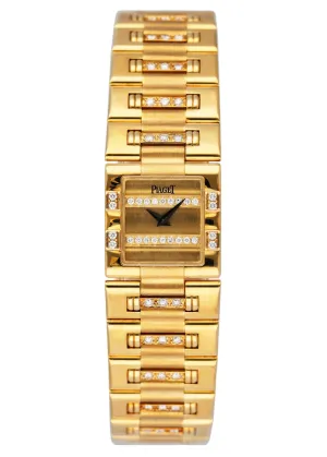 Piaget Dancer 15327K818 Diamond Yellow Gold Ladies Watch