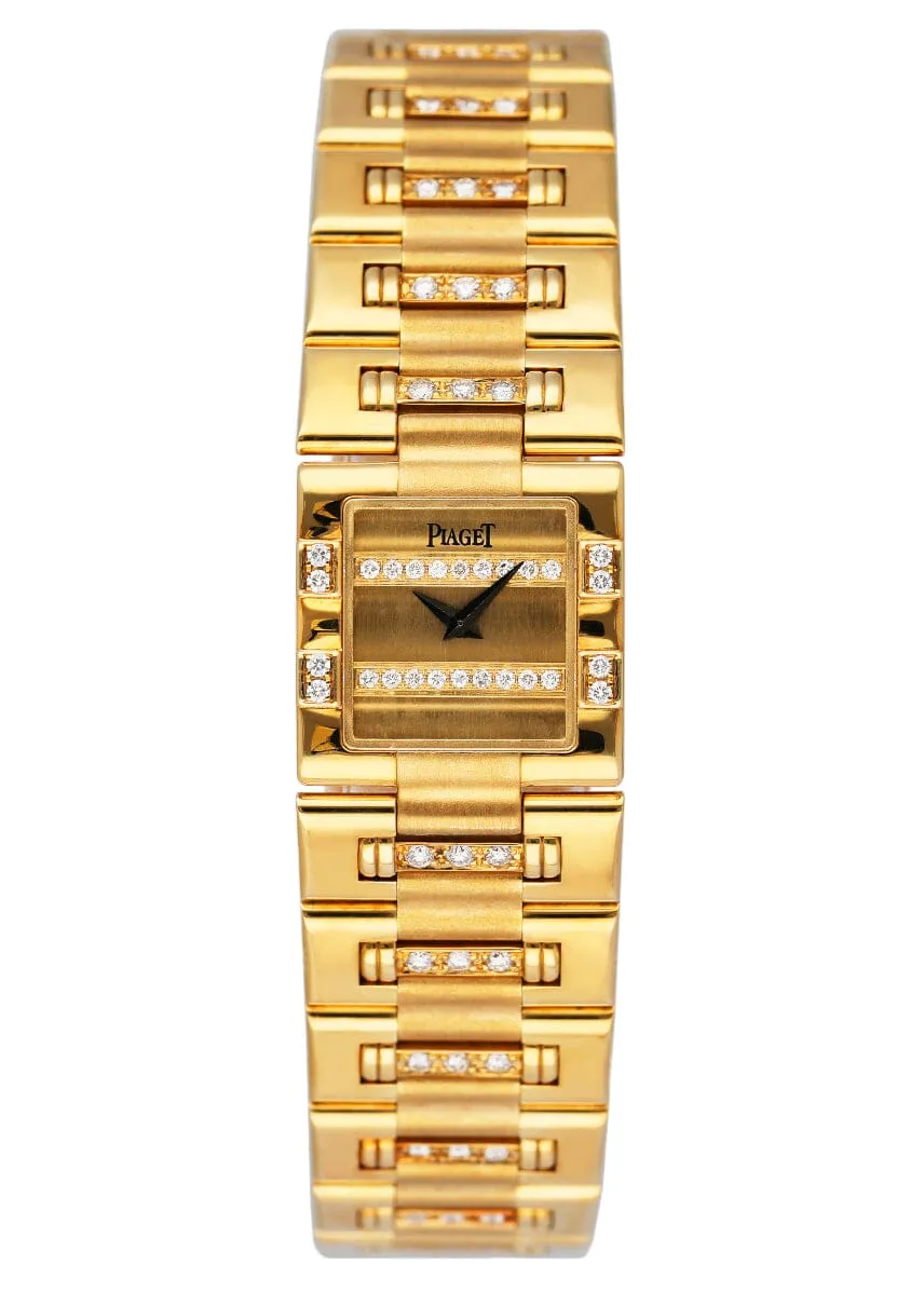 Piaget Dancer 15327K818 Diamond Yellow Gold Ladies Watch