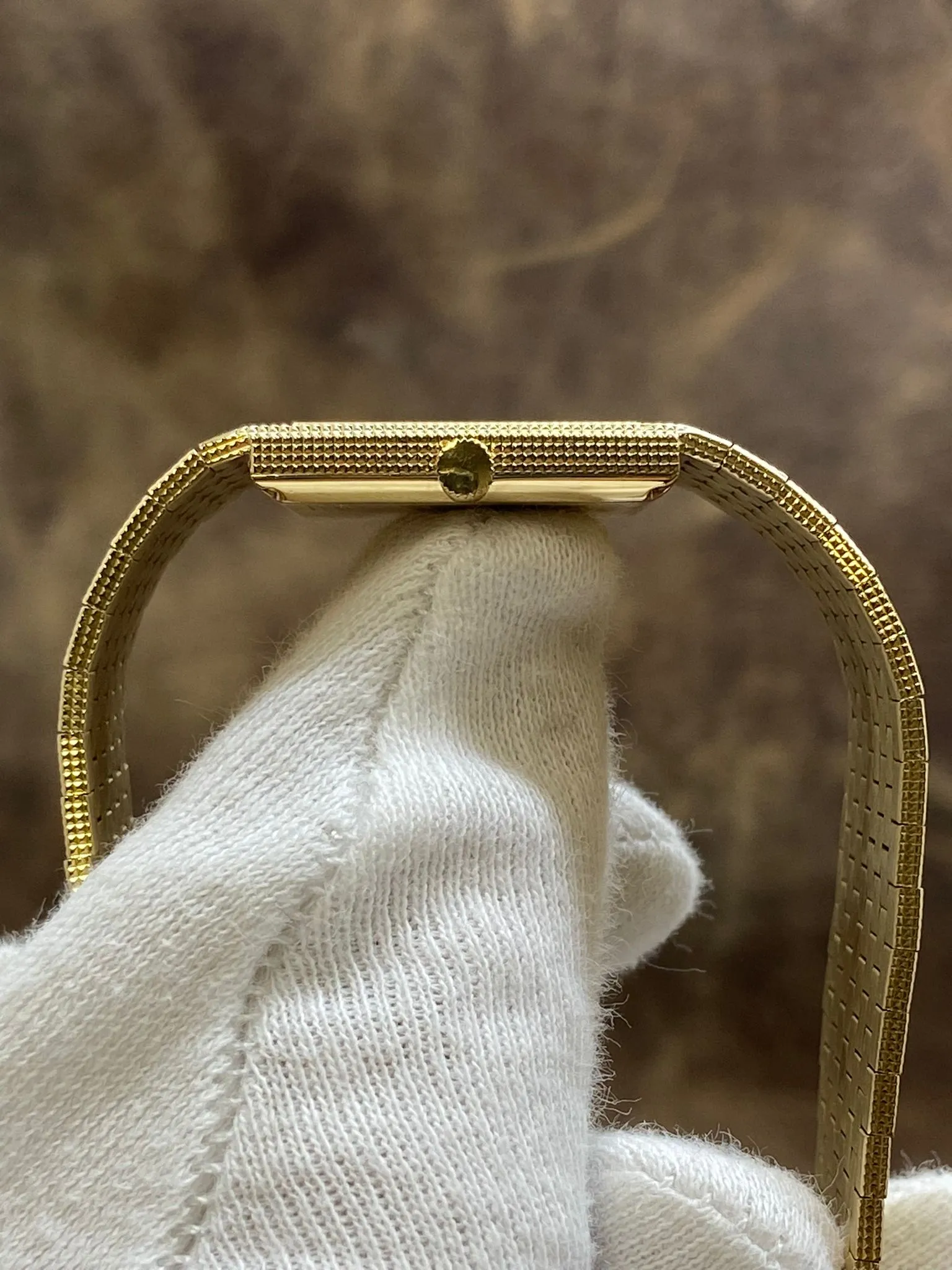 Piaget Polo 18K Yellow Gold 9131 C4 Champagne Dial Manual Wind Watch