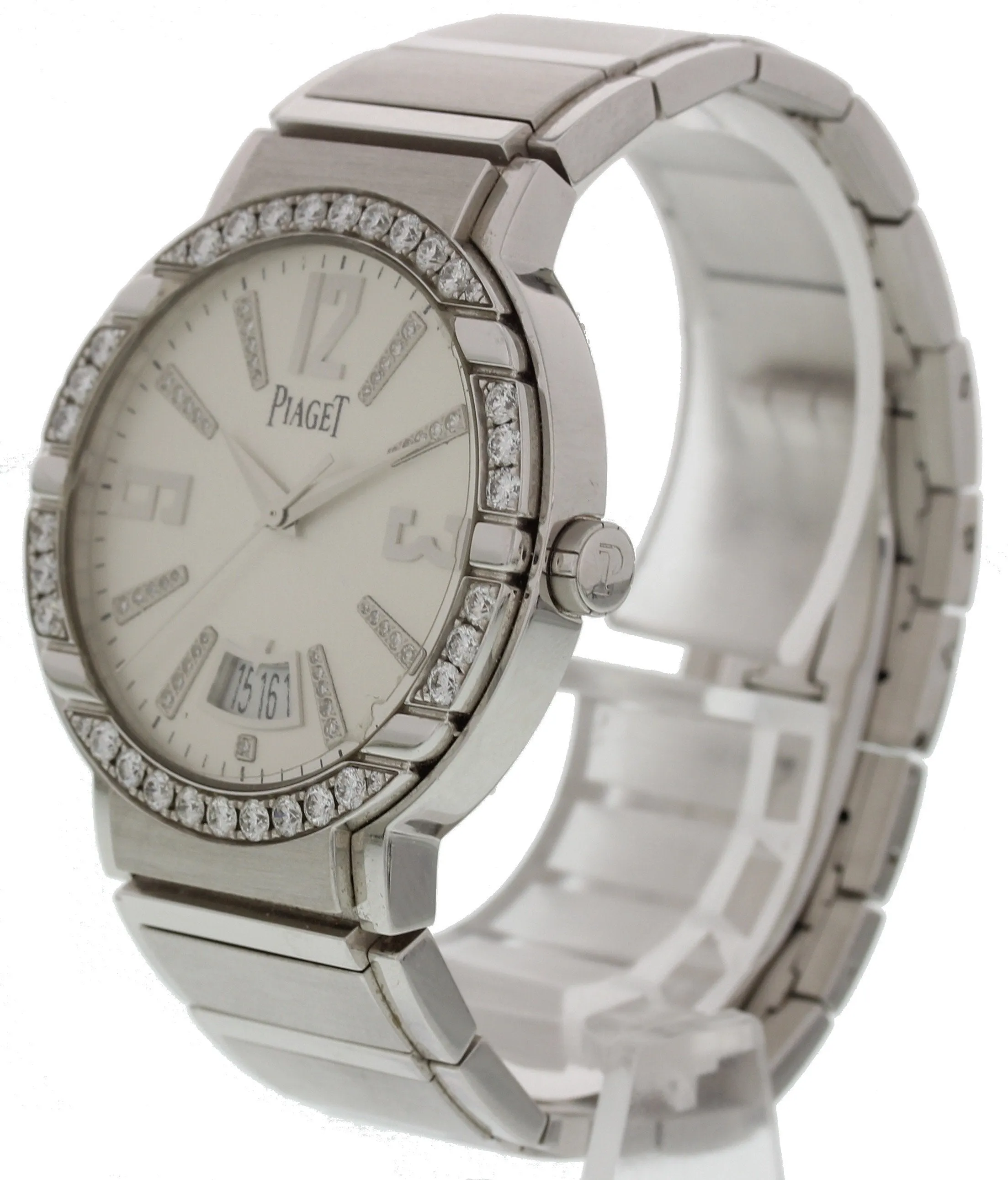Piaget Polo P10183 18k White Gold Diamond Automatic