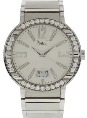 Piaget Polo P10183 18k White Gold Diamond Automatic