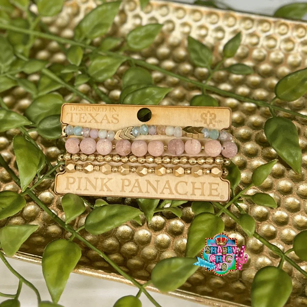 Pink Panache Natural Arrows Bracelet Set