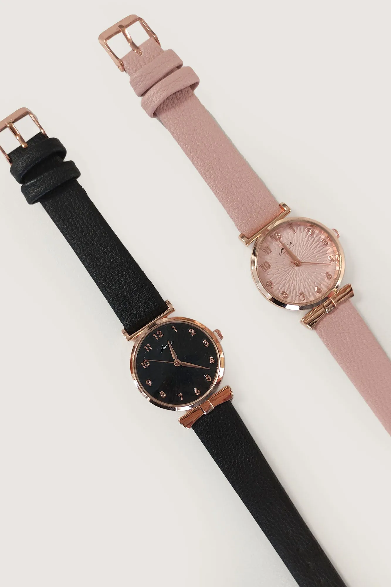 PU Strap Round Watch