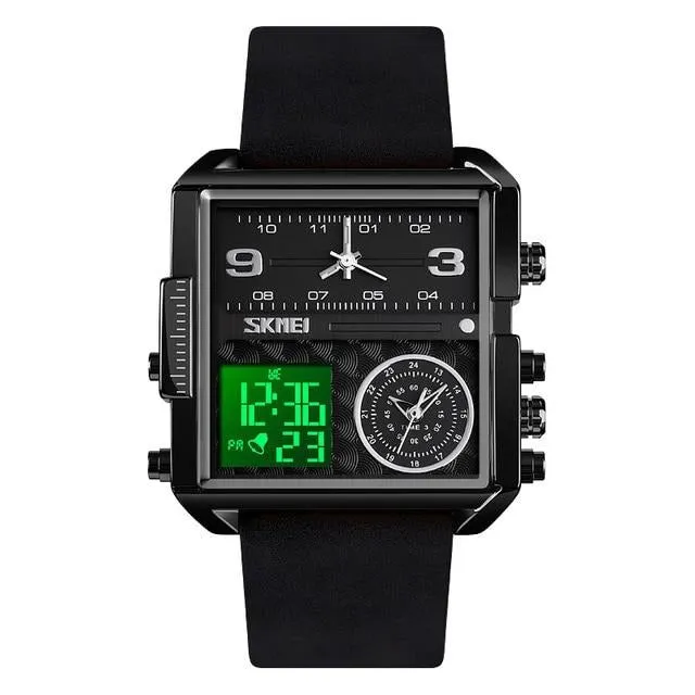 Quartz Digital Watch Creative Sport Watches Male Waterproof Wristwatch
