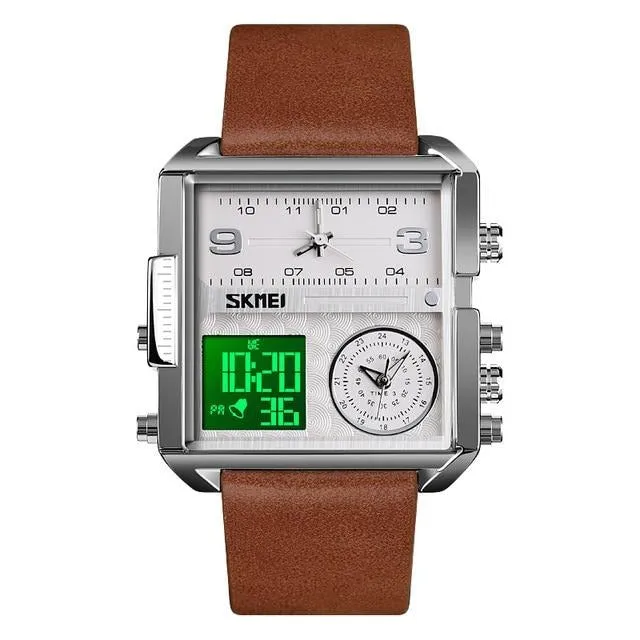 Quartz Digital Watch Creative Sport Watches Male Waterproof Wristwatch