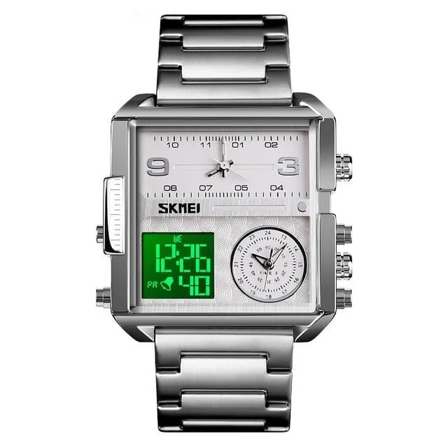 Quartz Digital Watch Creative Sport Watches Male Waterproof Wristwatch