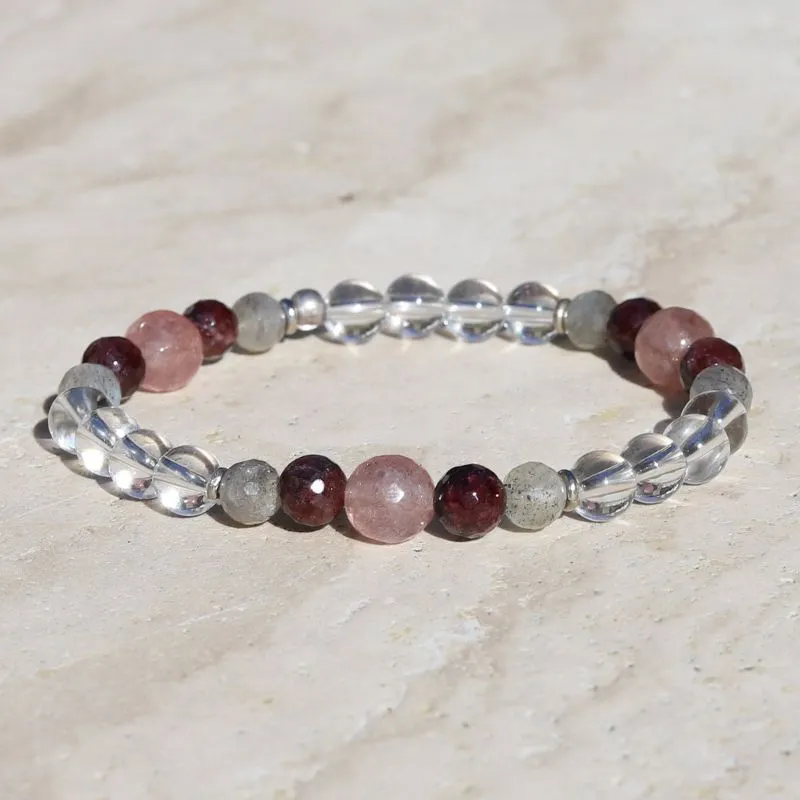 Quartz Love Gemstones Bracelet