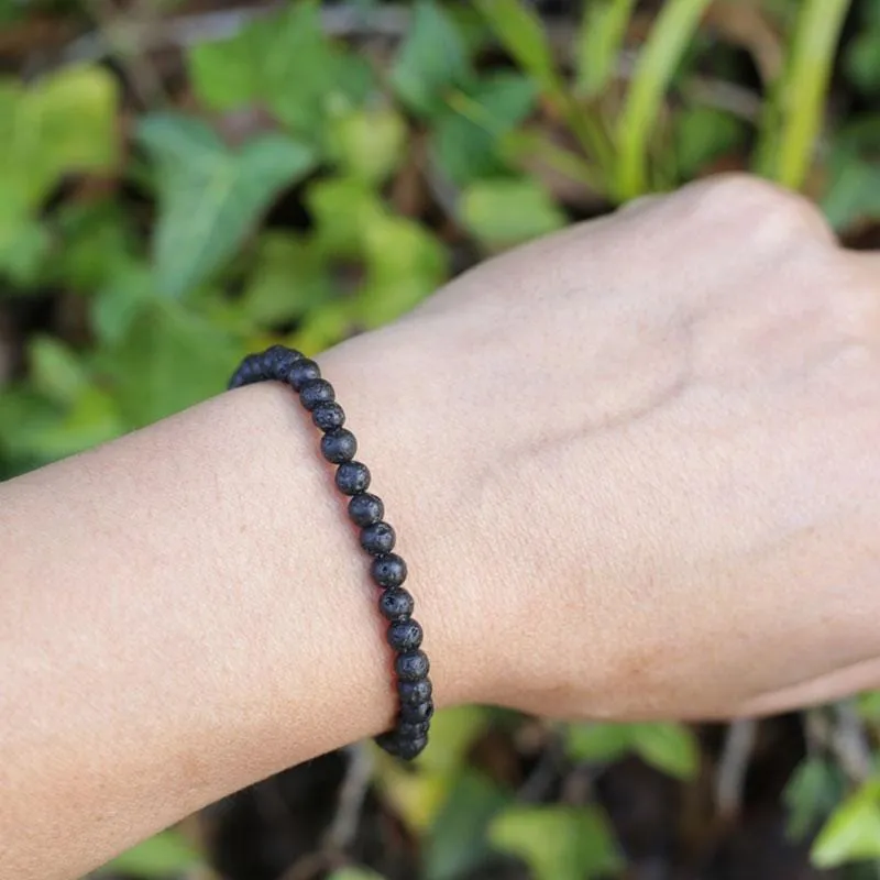 "Grounding" Lava Delicate Bracelet