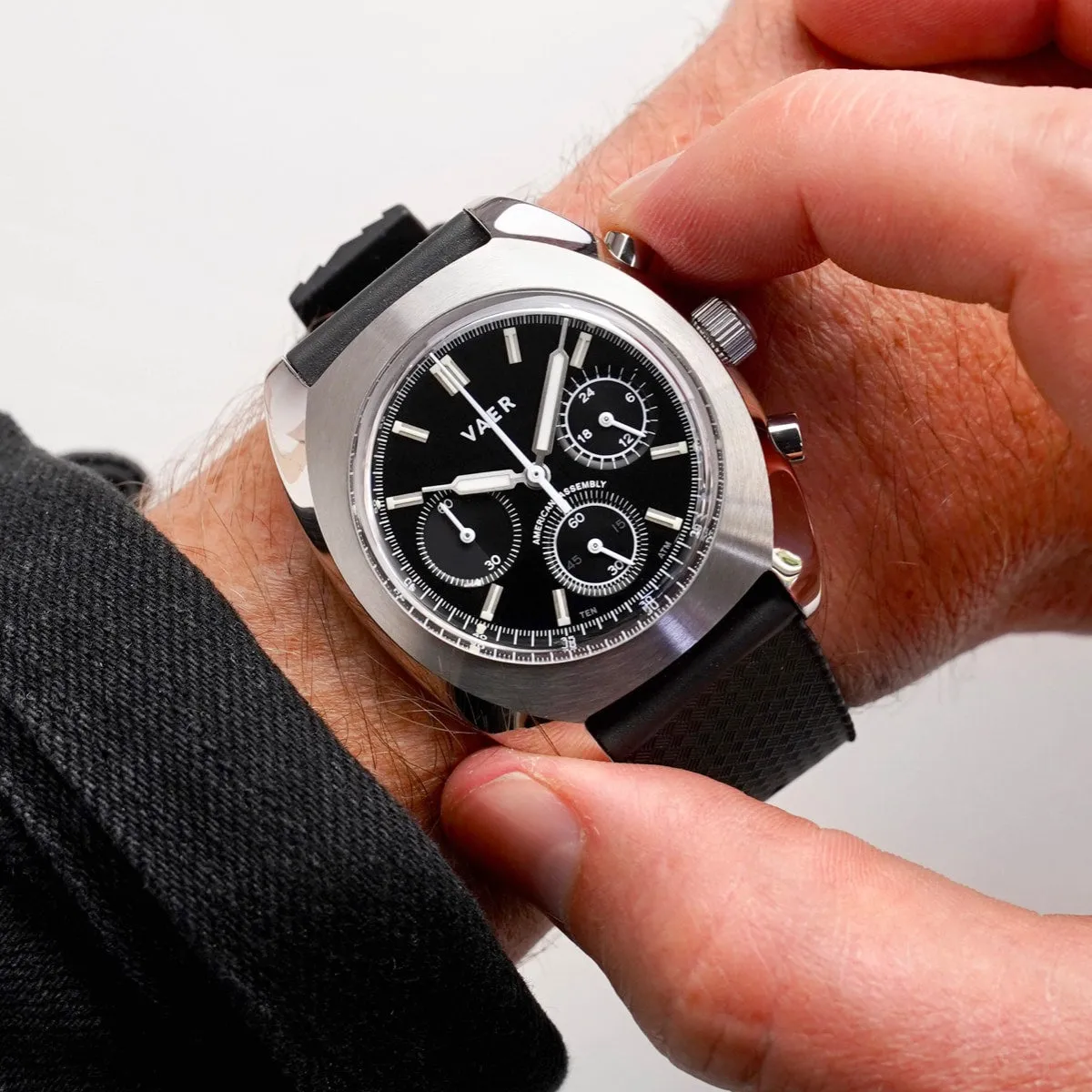 R1 USA Racing Chronograph - Black 38mm