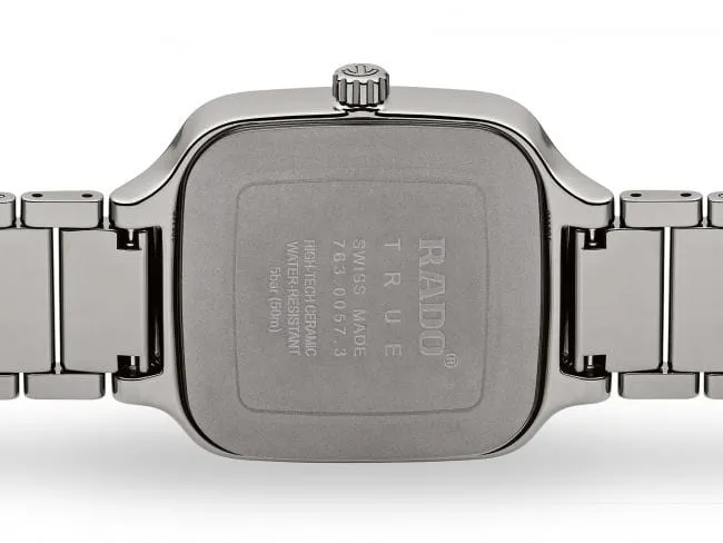 RADO True Square Automatic Diamonds Gunmetal Ceramic Men's Watch R27077702