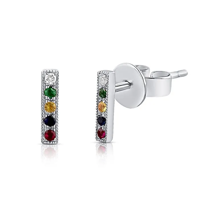Rainbow Bar Stud