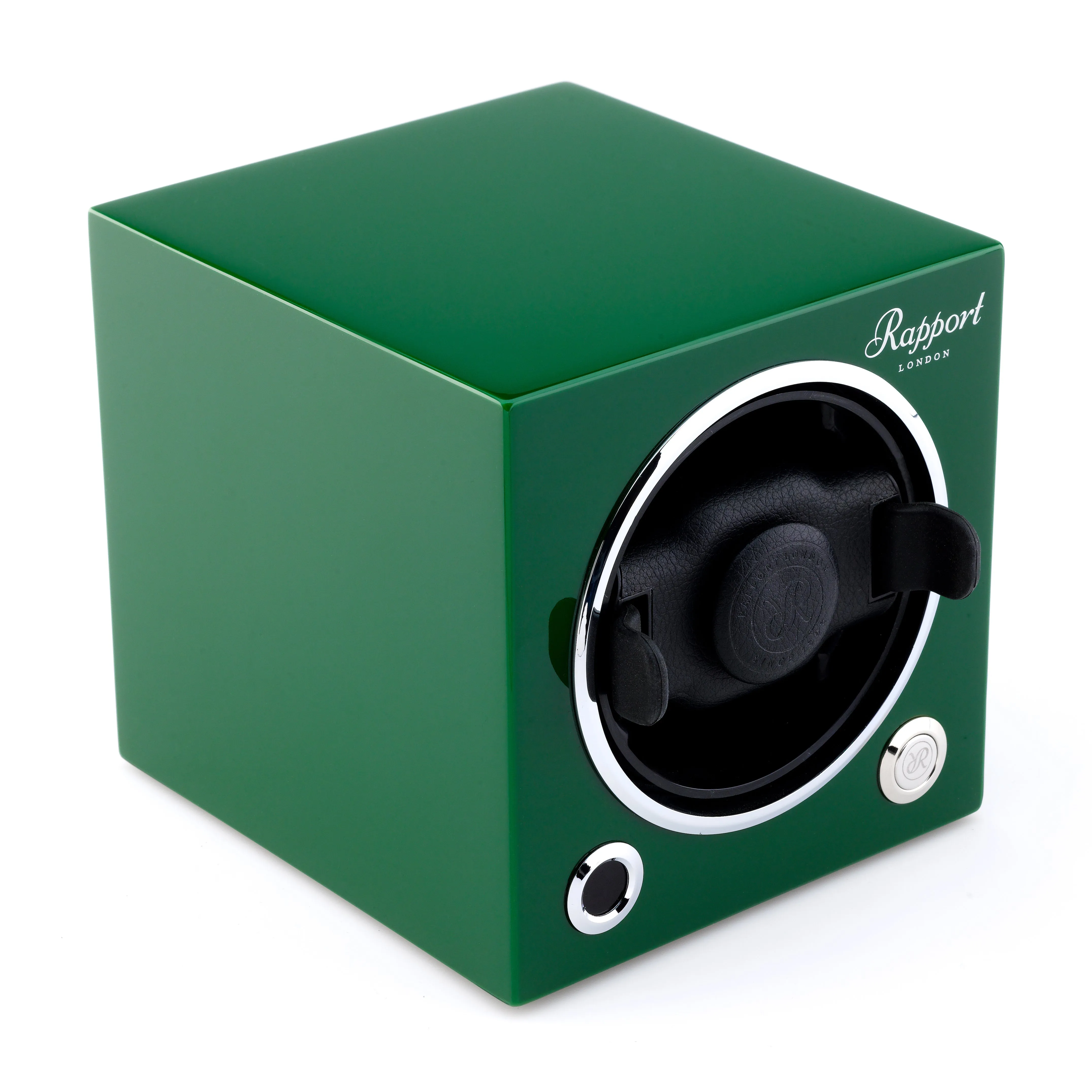 Rapport Evo Cube Single Watch Winder - Racing Green