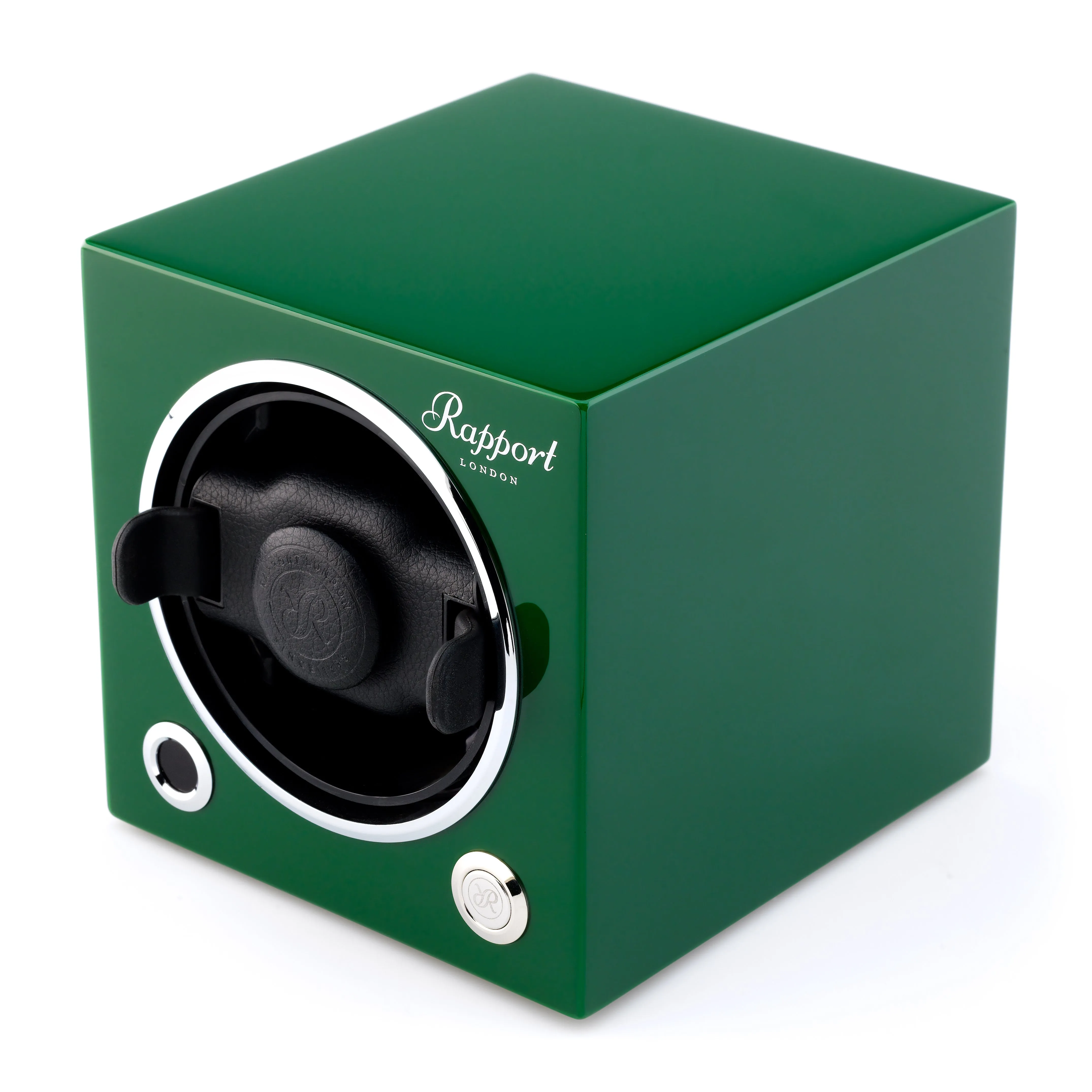 Rapport Evo Cube Single Watch Winder - Racing Green