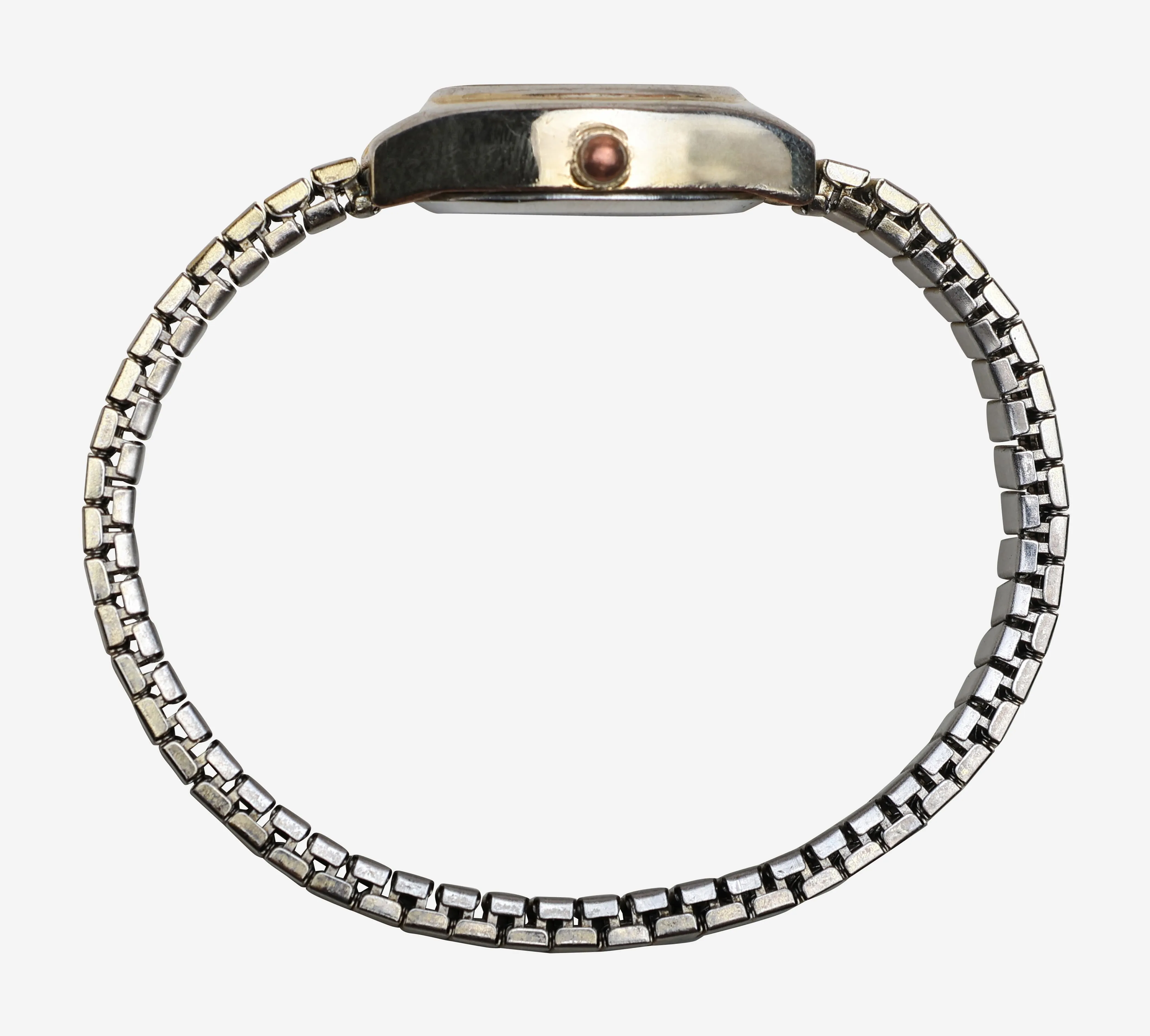 Rewound Gold Bracelet Quartz Analog Watch