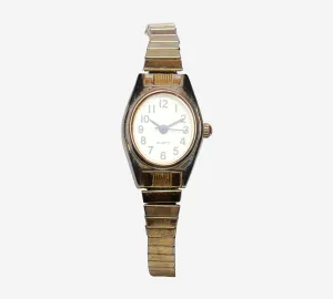 Rewound Gold Bracelet Quartz Analog Watch