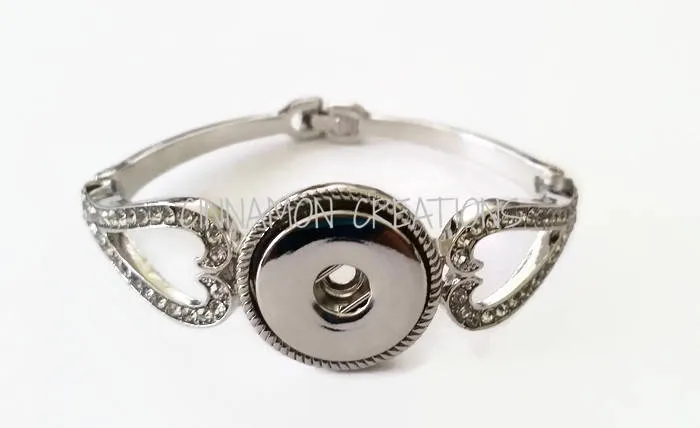 Rhinestone Snap Bracelet
