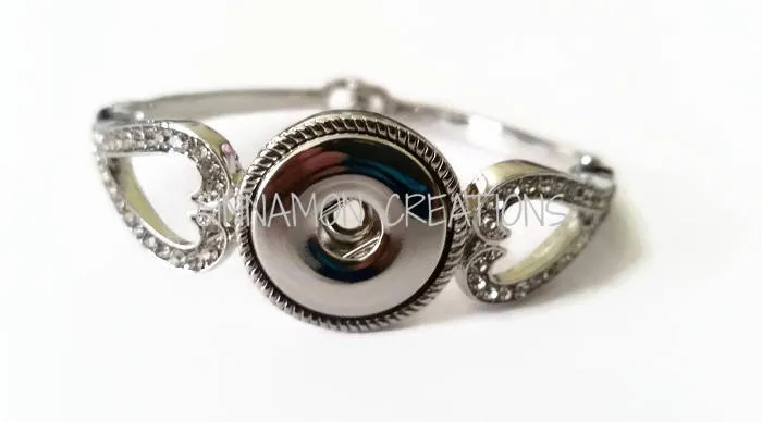 Rhinestone Snap Bracelet