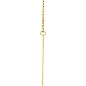 Rhodium-Plated Sterling Silver Roman Date Necklace