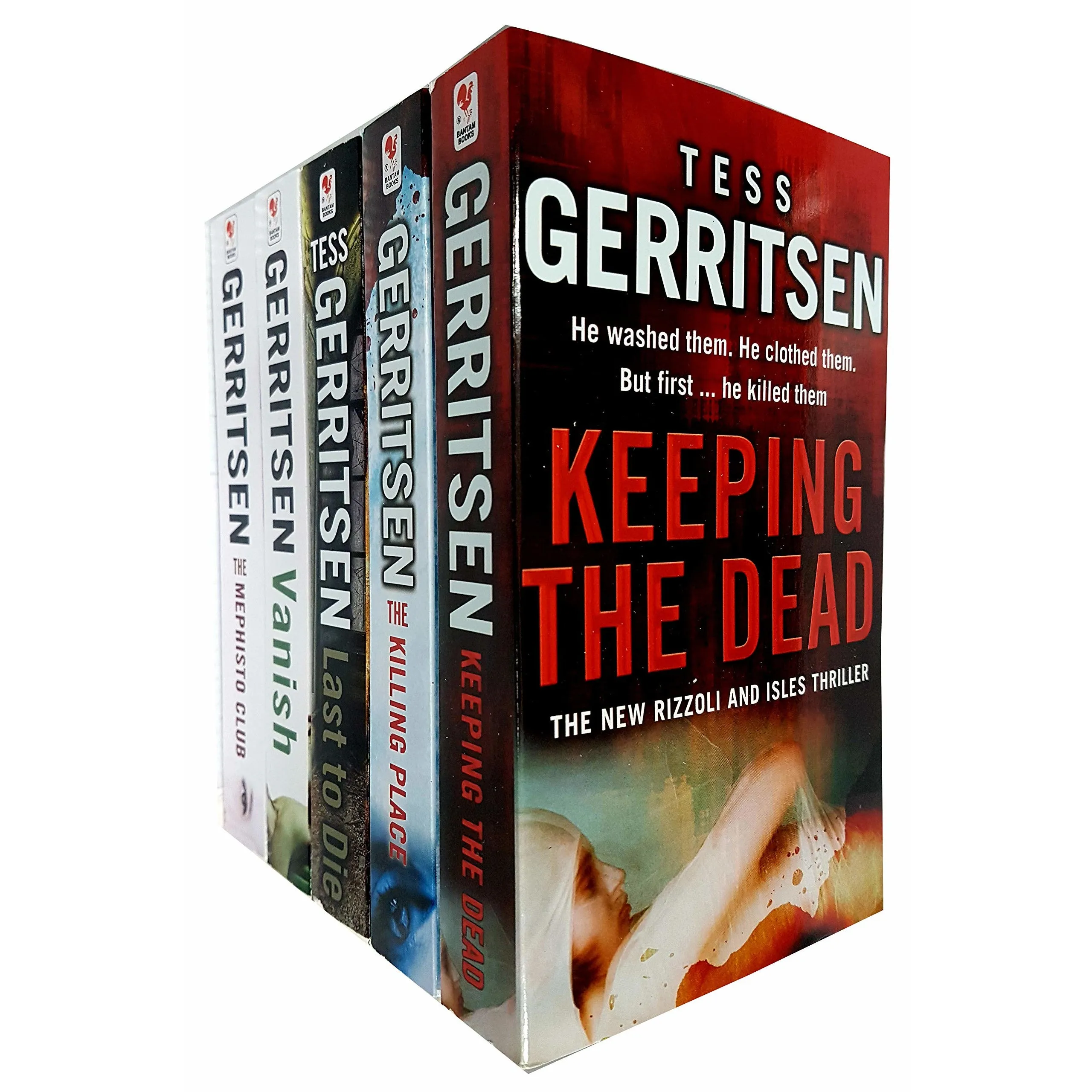 Rizzoli & Isles series 5 Books Collection Set By Tess Gerritsen (Keeping the Dead, The Killing Place)