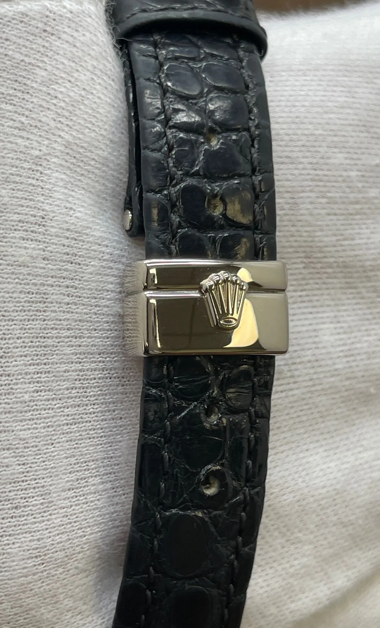 Rolex Cellini Cellissima 33mm 6681 White Dial Quartz Women's Watch