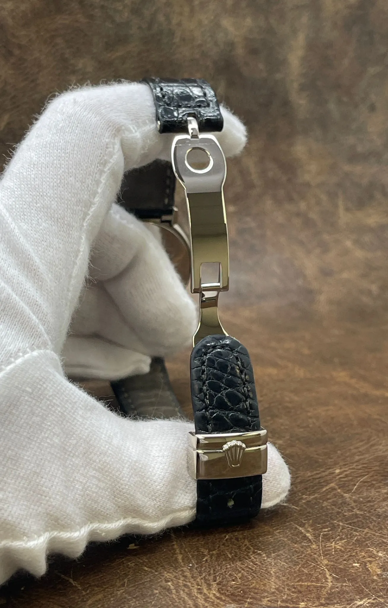 Rolex Cellini Cellissima 33mm 6681 White Dial Quartz Women's Watch
