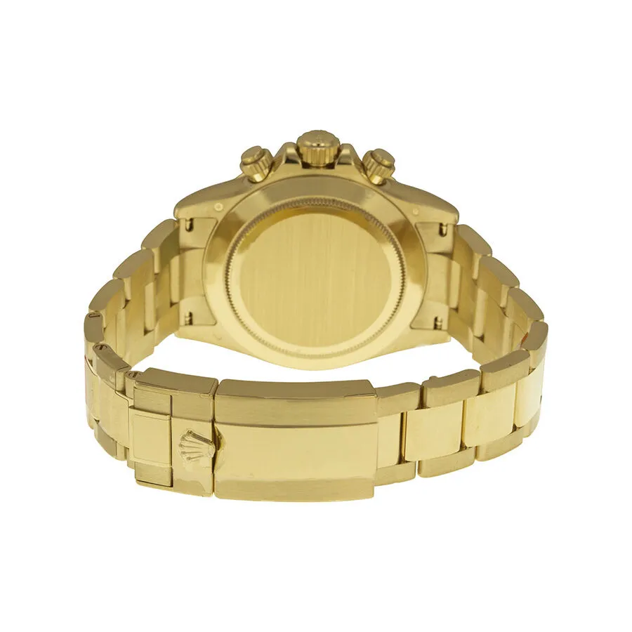 Rolex Cosmograph Daytona Champagne Dial 18K Yellow Gold Oyster Bracelet Automatic Men's Watch 116528CBKSO
