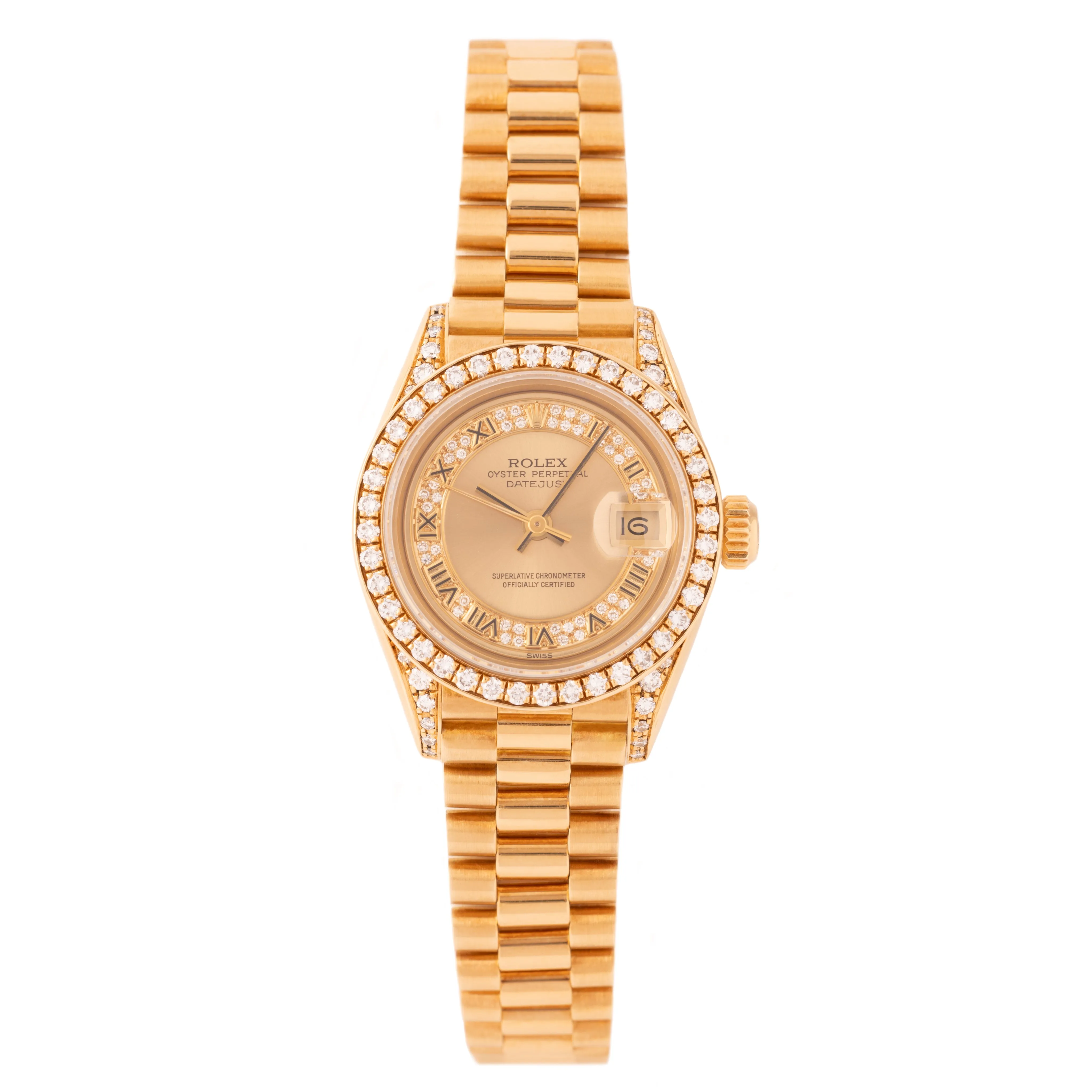 ROLEX CROWN COLLECTION PRESIDENT MYRIAD MODEL 69158