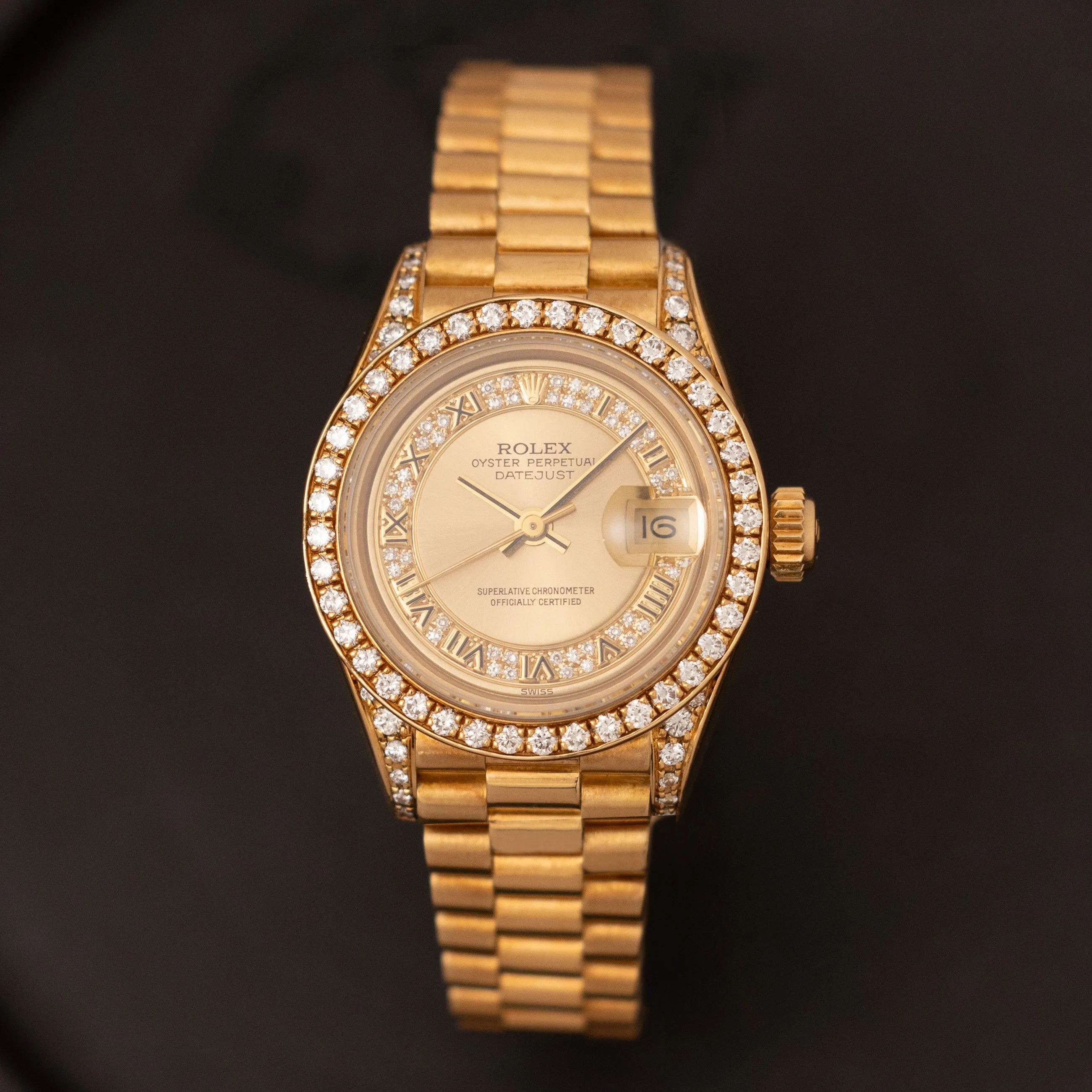 ROLEX CROWN COLLECTION PRESIDENT MYRIAD MODEL 69158