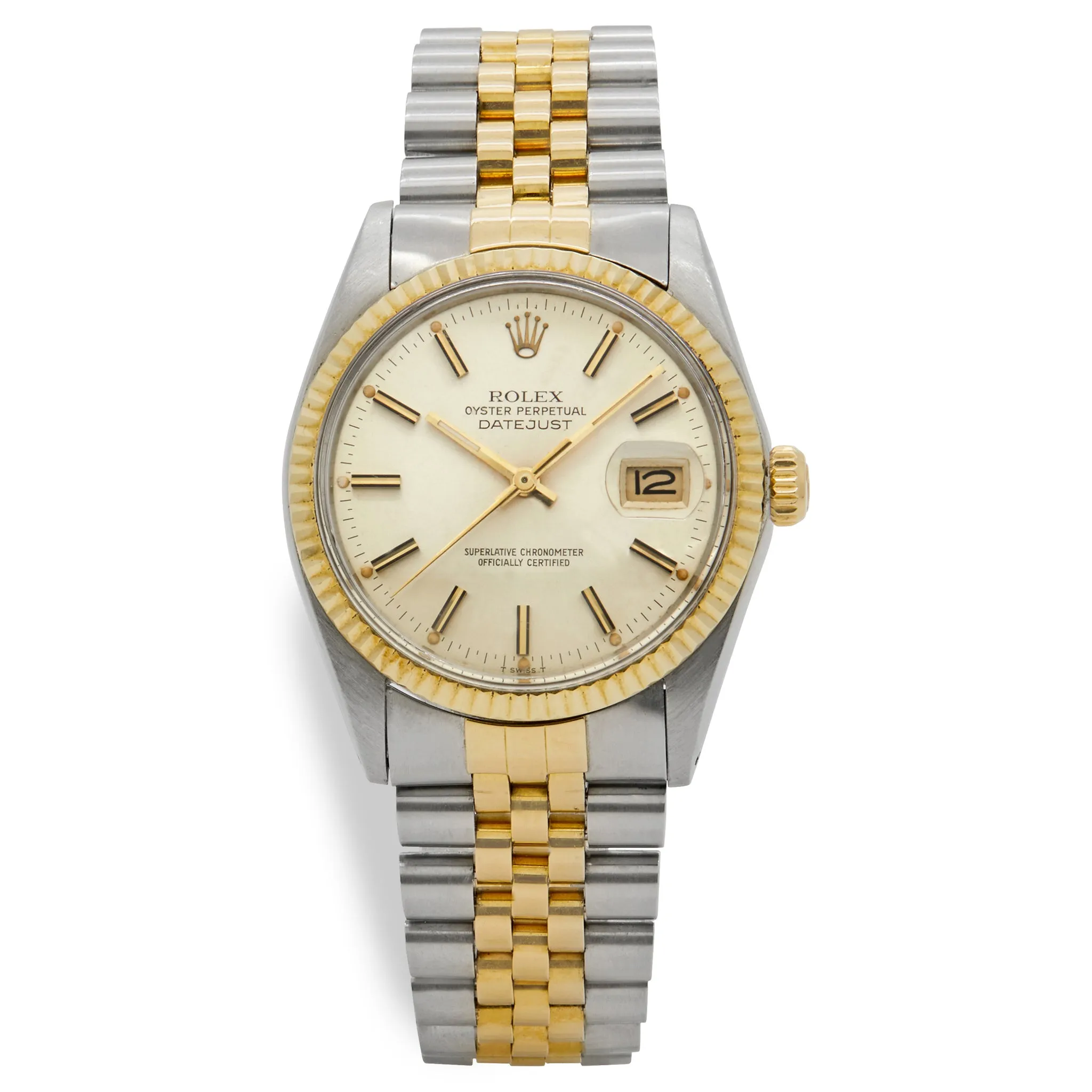 Rolex Datejust 16013 White Dial Automatic Watch