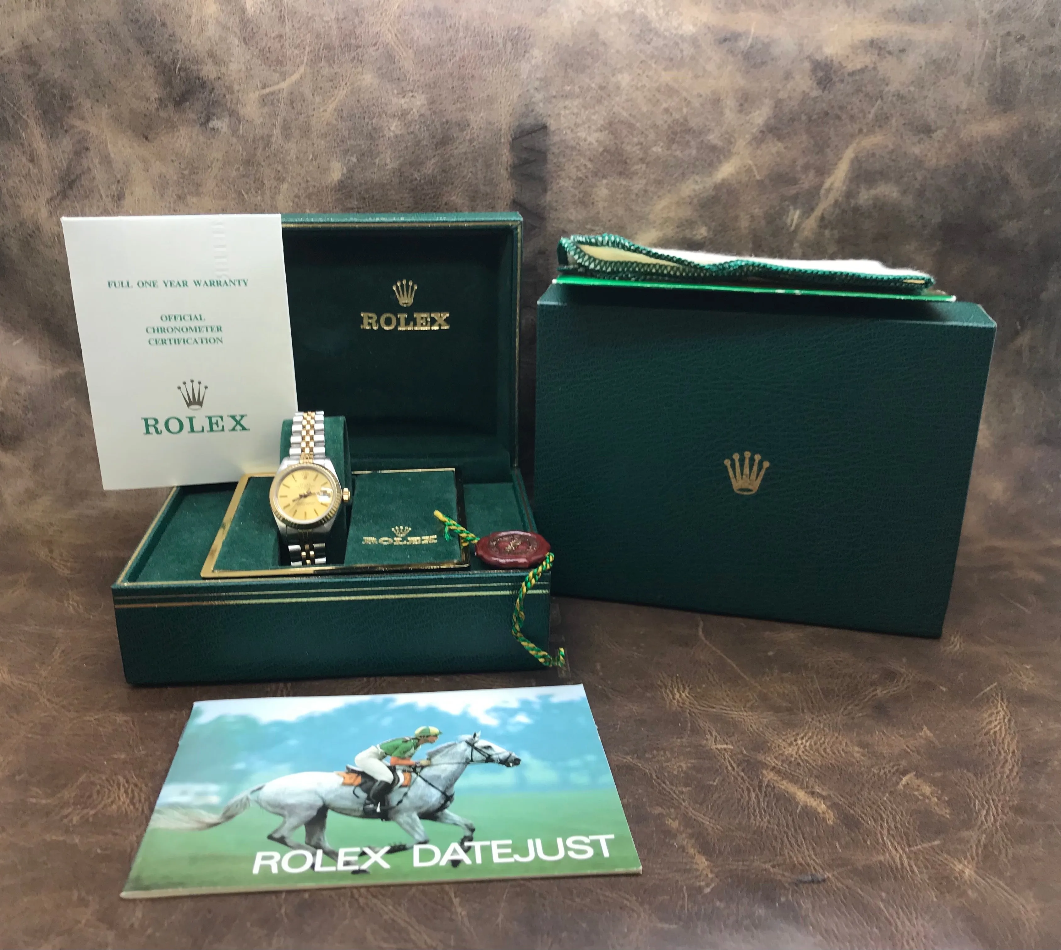 Rolex Datejust 26mm 69173 Champagne Dial Automatic Women's Watch