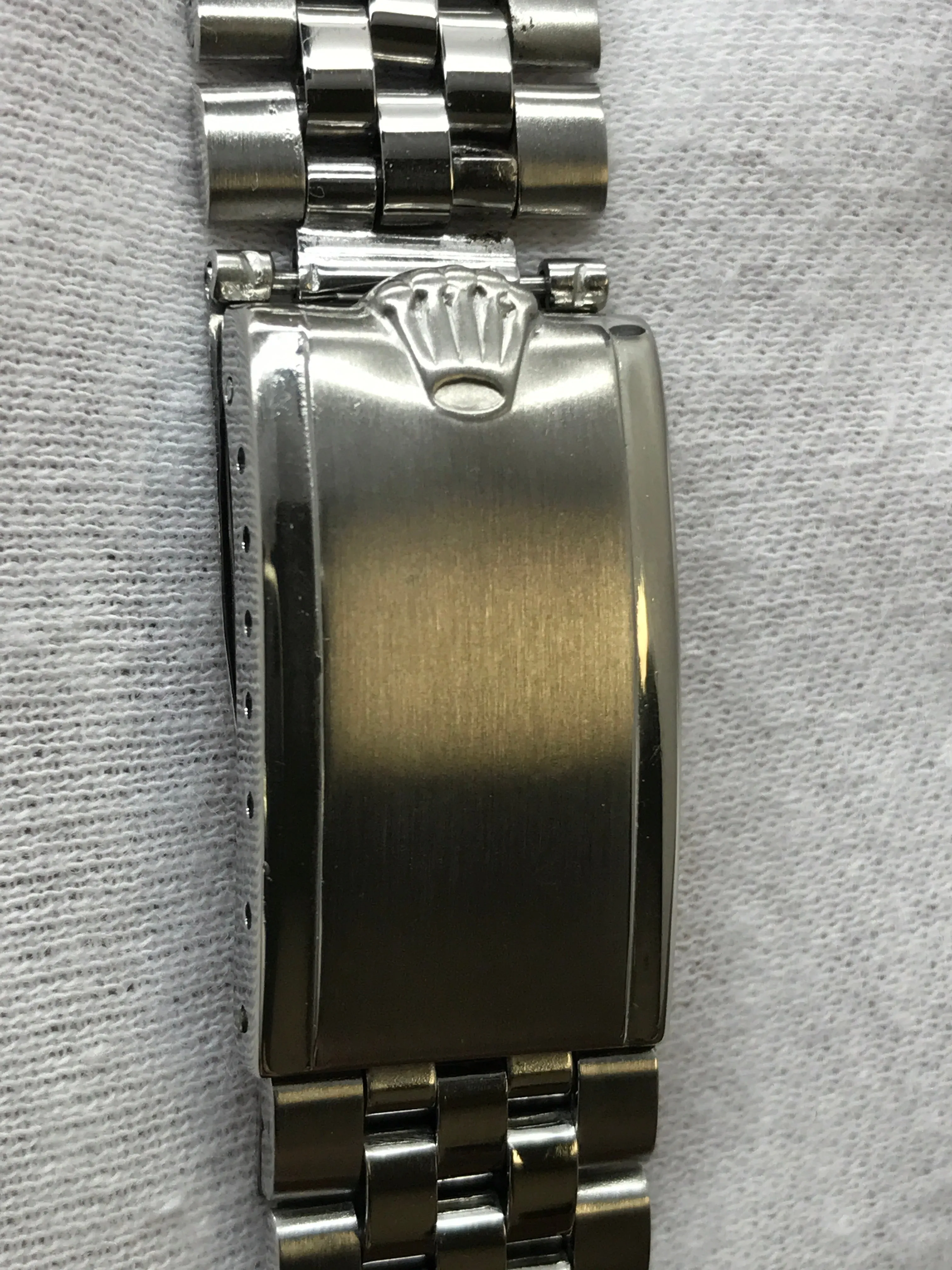 Rolex Datejust 36mm Custom Bracelet 1603 Black Gilt Dial Automatic Watch