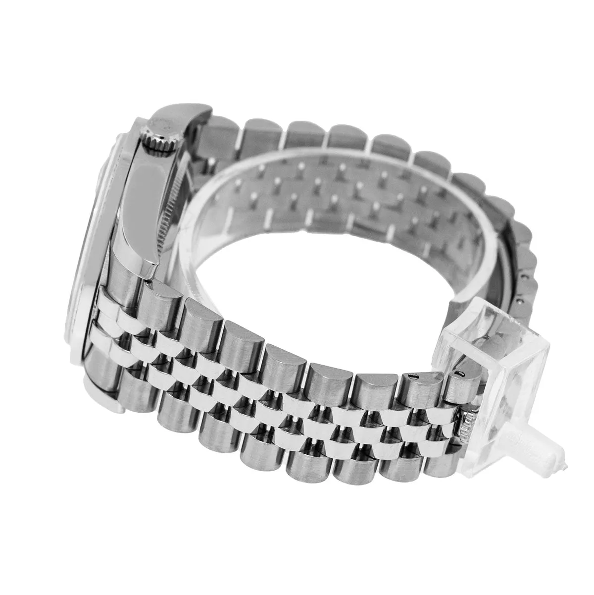 Rolex Datejust 36mm Stainless Steel Silver Diamond Dial & Diamond Bezel 116234