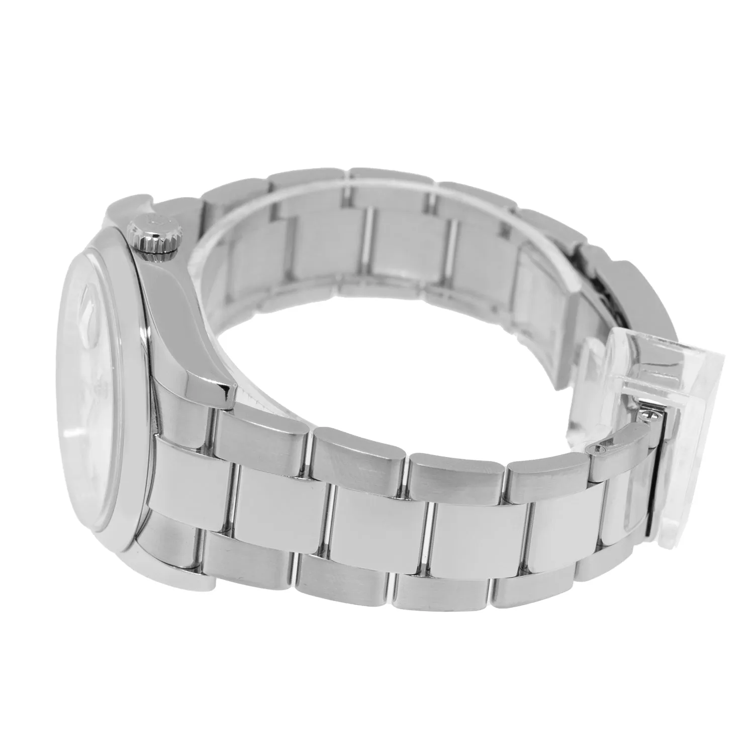 Rolex Datejust 36mm Stainless Steel White Roman Dial Smooth Bezel 116200