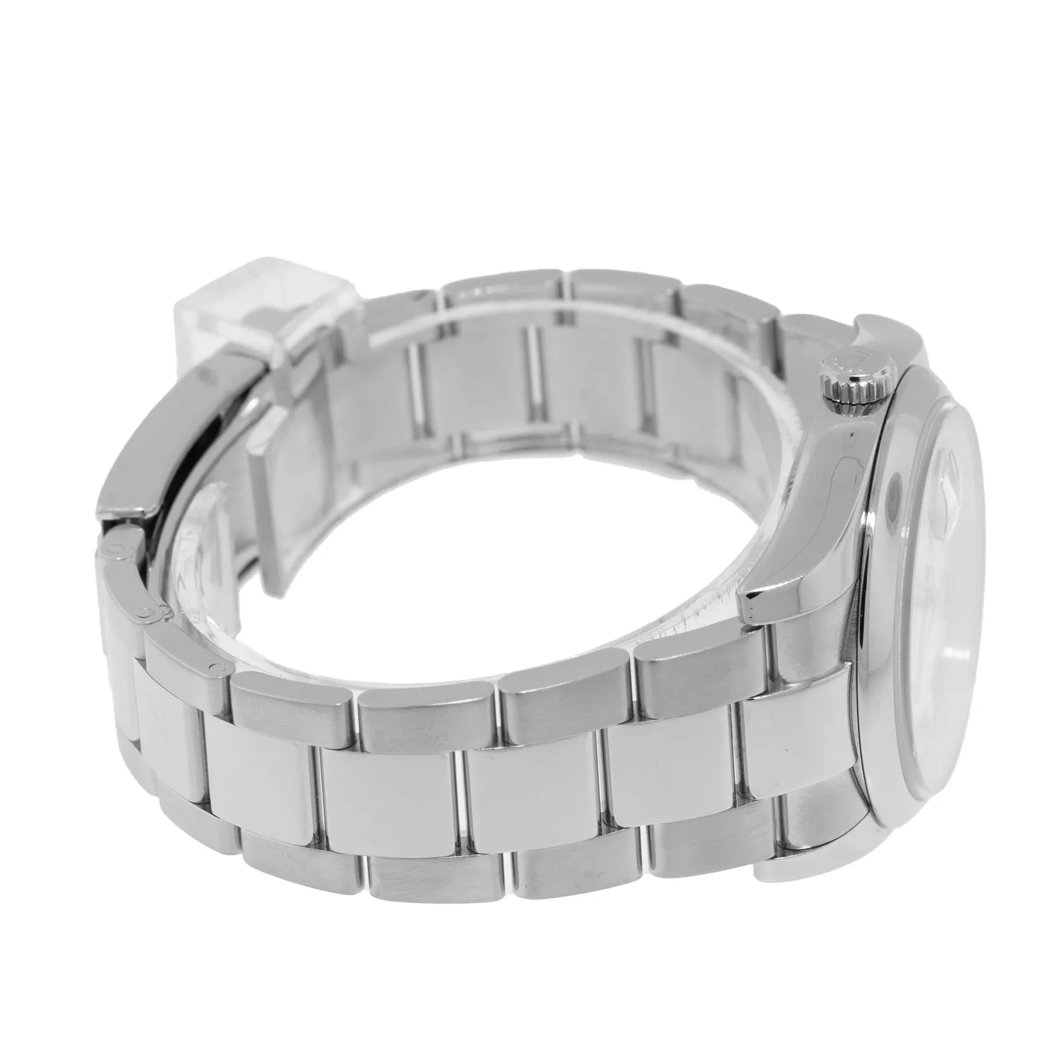Rolex Datejust 36mm Stainless Steel White Roman Dial Smooth Bezel 116200