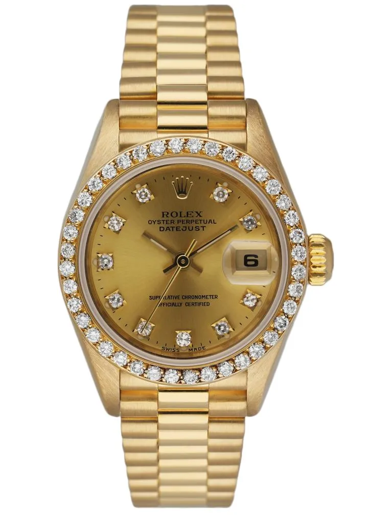 Rolex Datejust 69138 Diamond Dial & Bezel Box & Papers