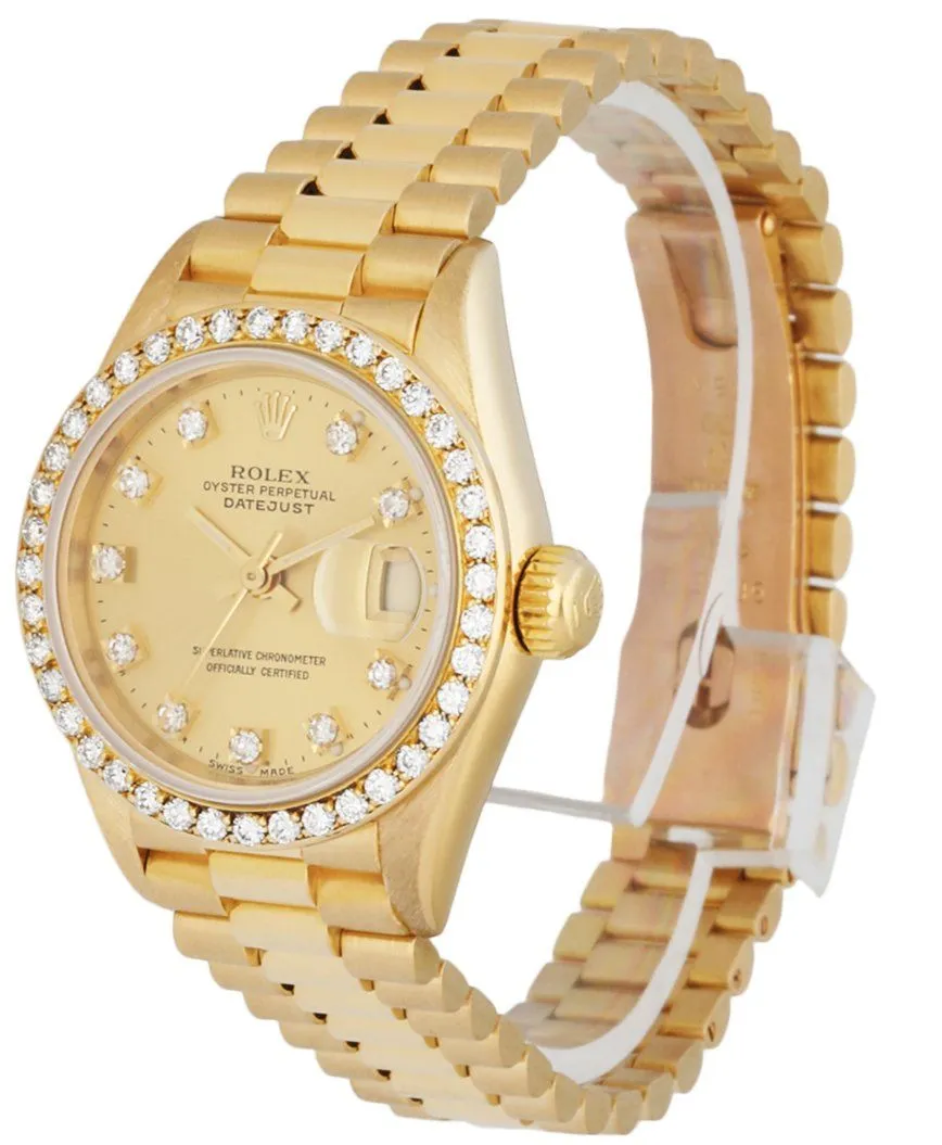Rolex Datejust 69138 Diamond Dial & Bezel Box & Papers