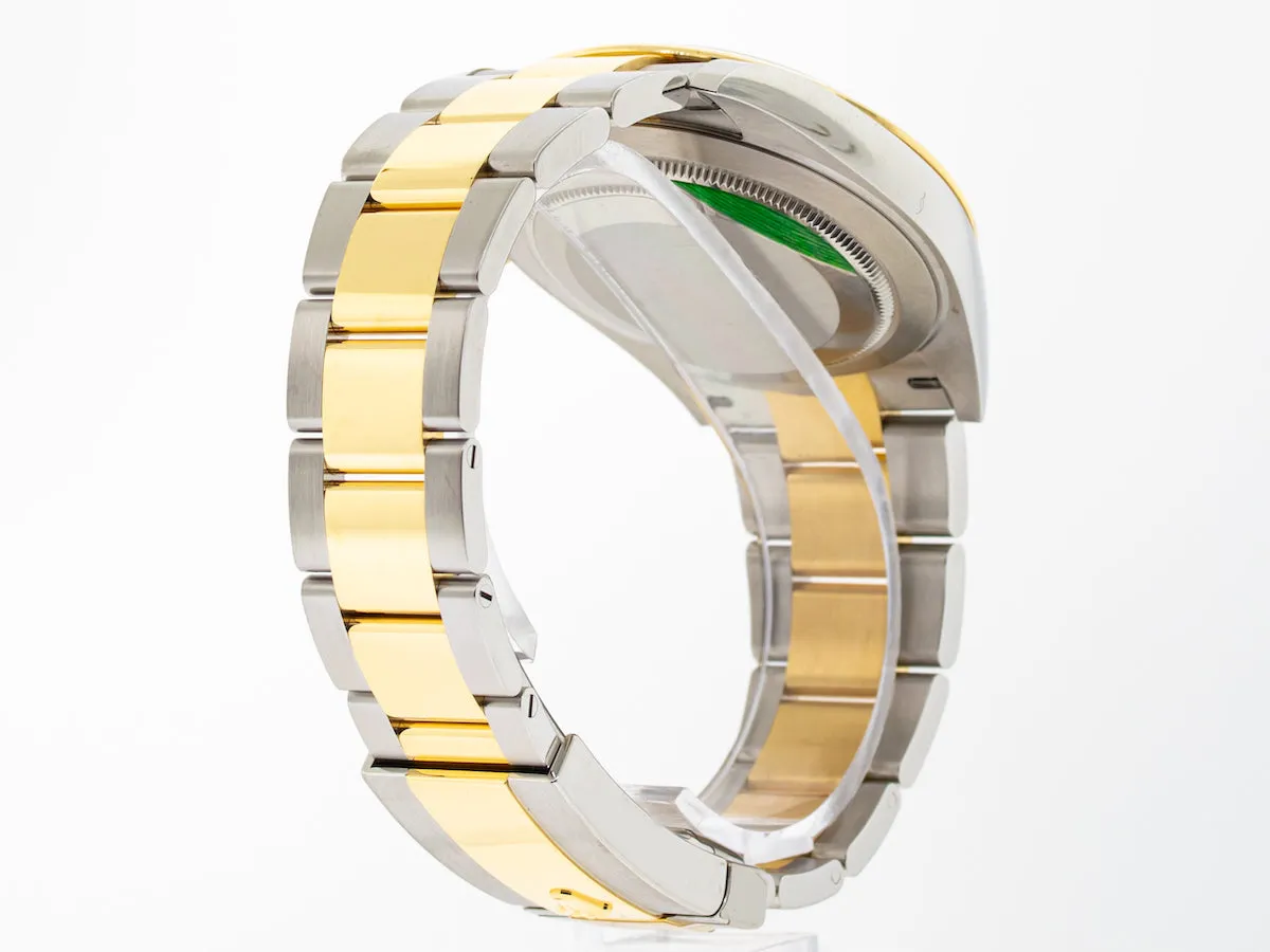 Rolex Datejust II 41mm Yellow Gold & Steel Champagne Index Dial 126303