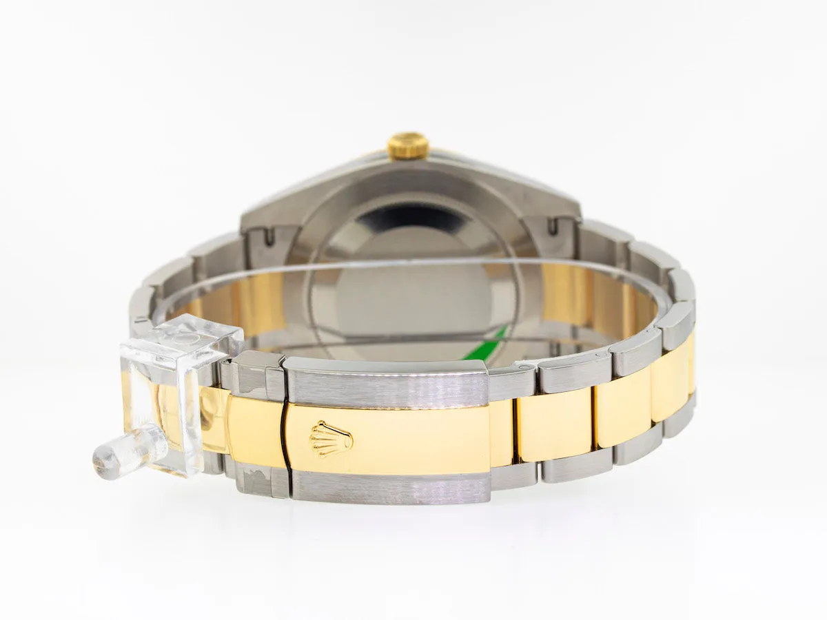 Rolex Datejust II 41mm Yellow Gold & Steel Champagne Index Dial 126303