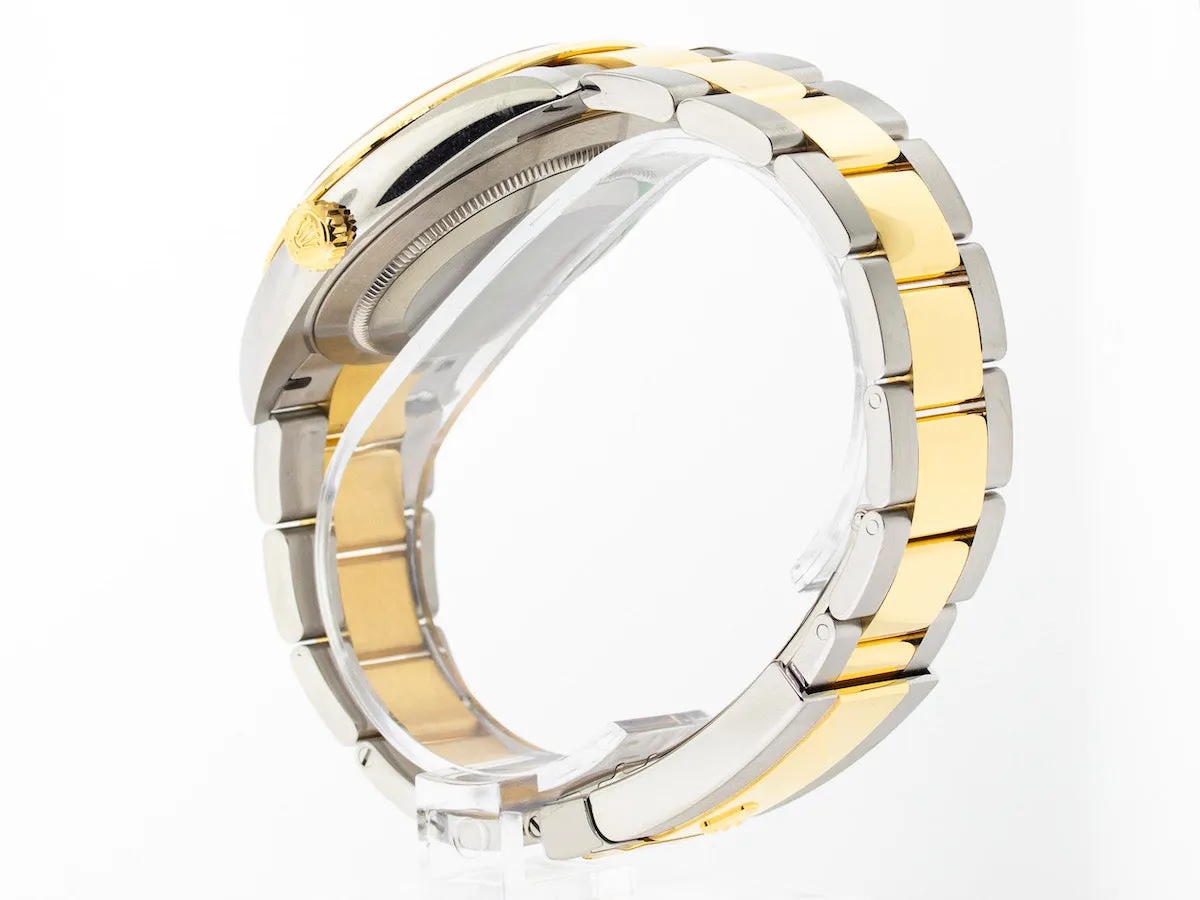 Rolex Datejust II 41mm Yellow Gold & Steel Champagne Index Dial 126303