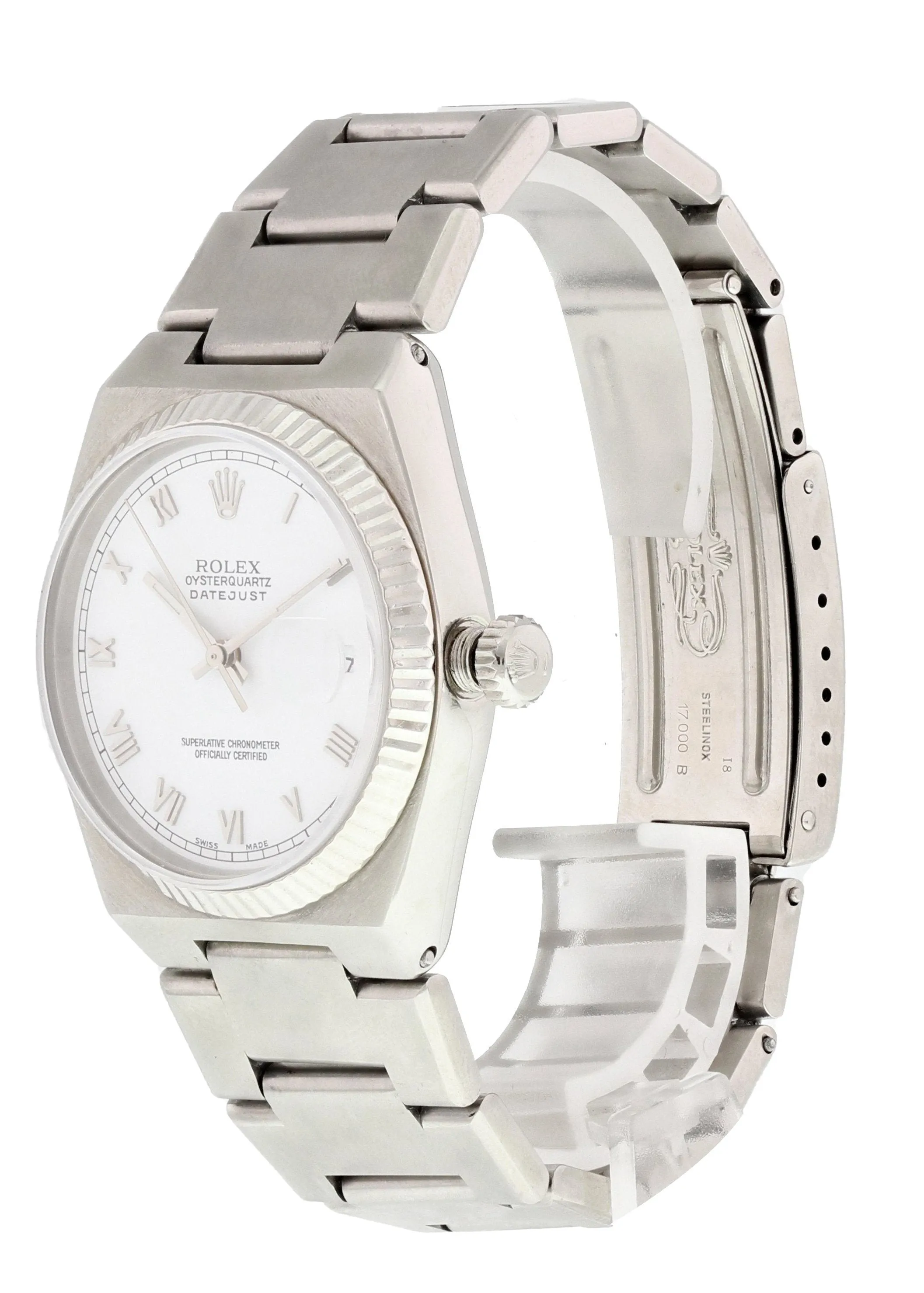 Rolex Datejust Oysterquartz 17000 Mens Watch
