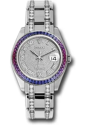 Rolex Datejust Pearlmaster 39mm Watch: 86349SAFUBL dpdb