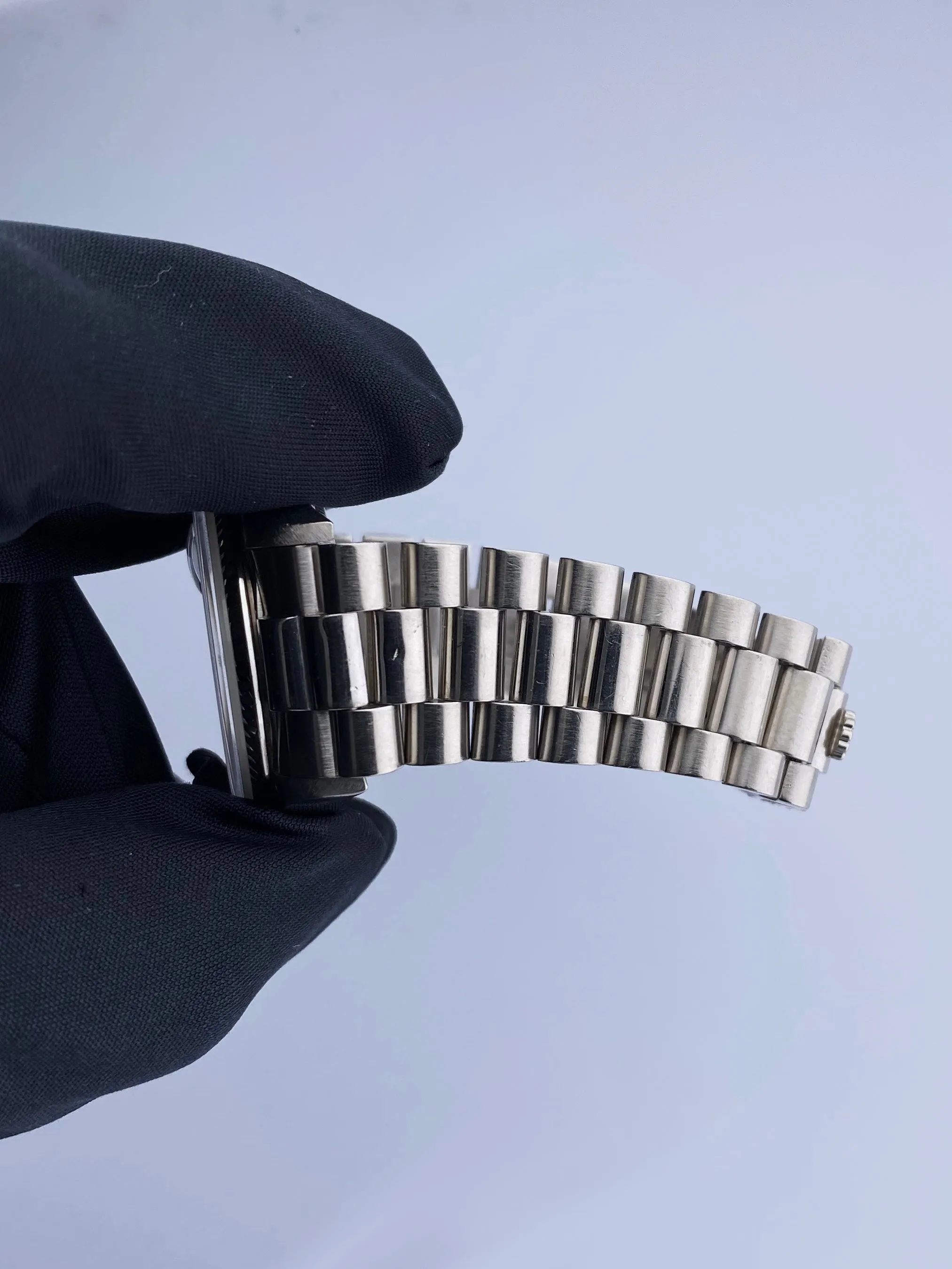 Rolex Day-Date 18039 18K White Gold Mens Watch