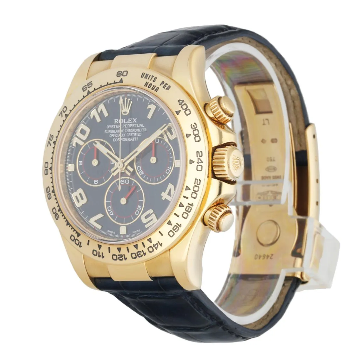 Rolex Daytona 116518 18K Yellow Gold Men's Watch Box & Papers
