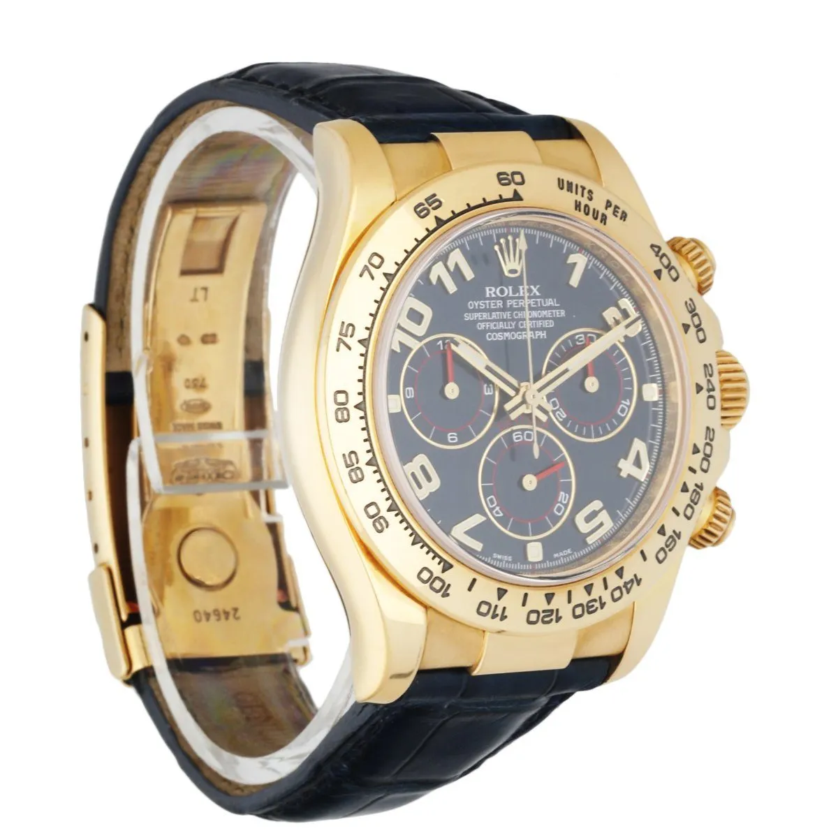 Rolex Daytona 116518 18K Yellow Gold Men's Watch Box & Papers