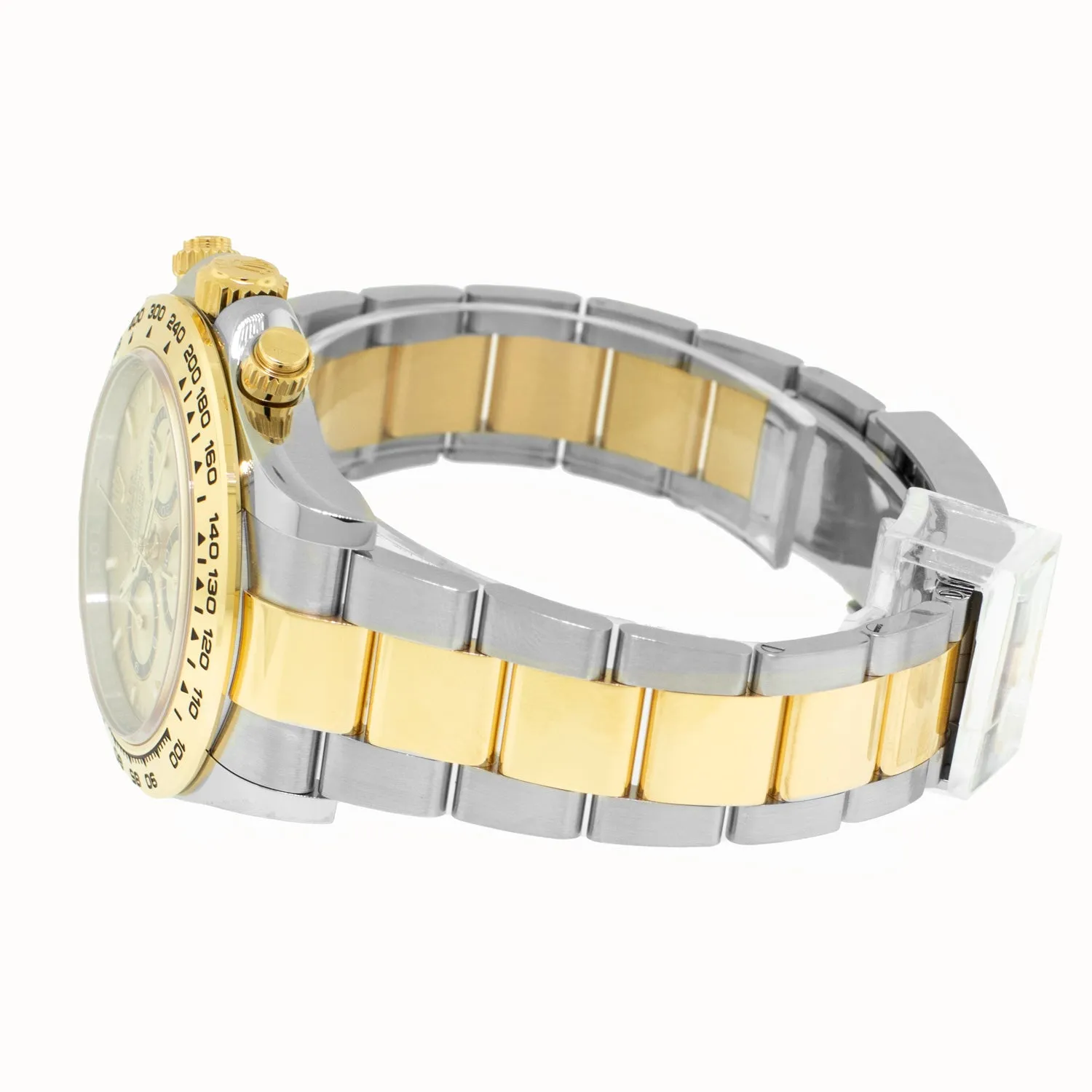 Rolex Daytona 40mm Yellow Gold and Steel Champagne Index Dial & Gold Bezel 126503