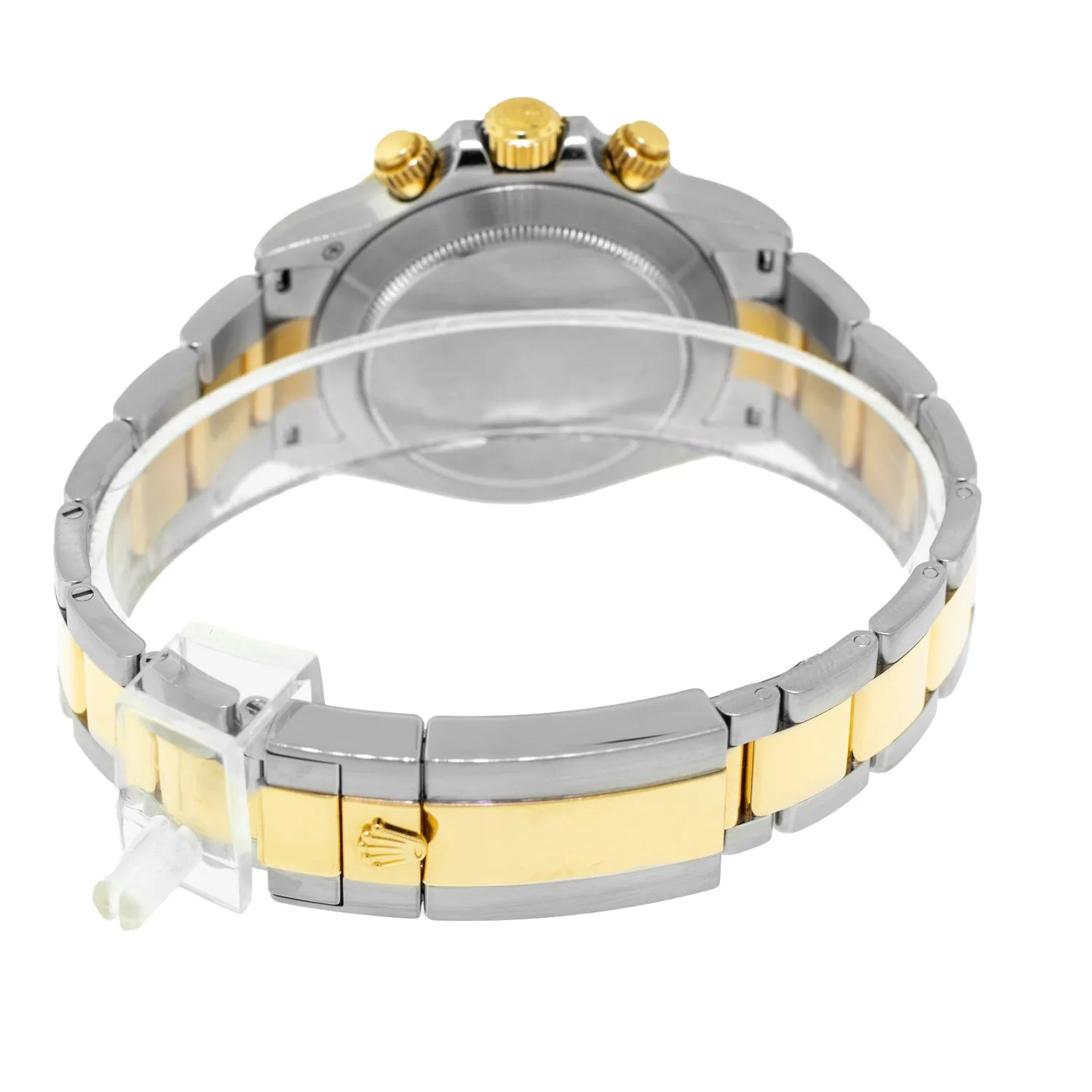 Rolex Daytona 40mm Yellow Gold and Steel White Index Dial & Gold Bezel 116503