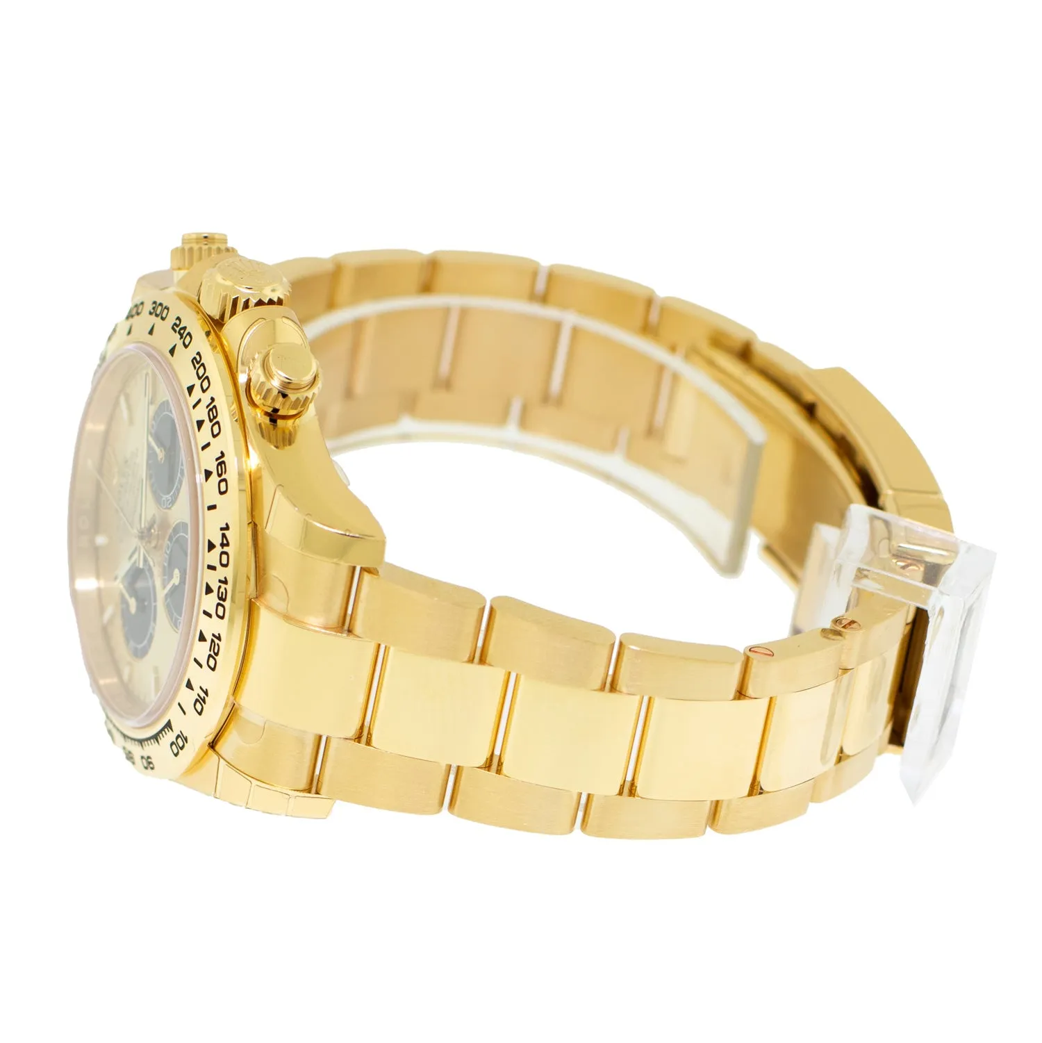 Rolex Daytona 40mm Yellow Gold Champagne Index Dial & Gold Bezel 126508